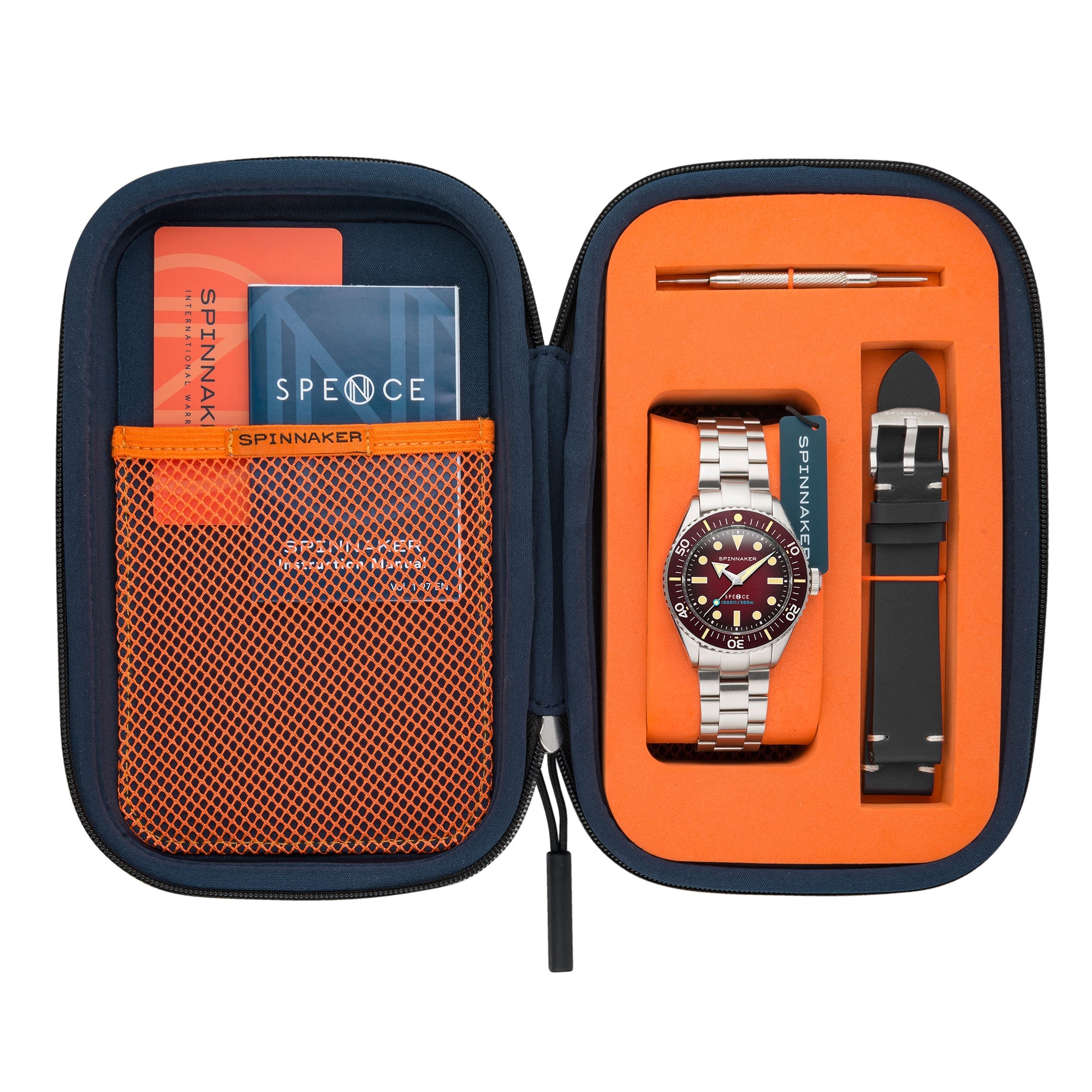 SPINNAKER Spinnaker Spence Men's Japanese Automatic Crimson Red Watch SP-5097-55
