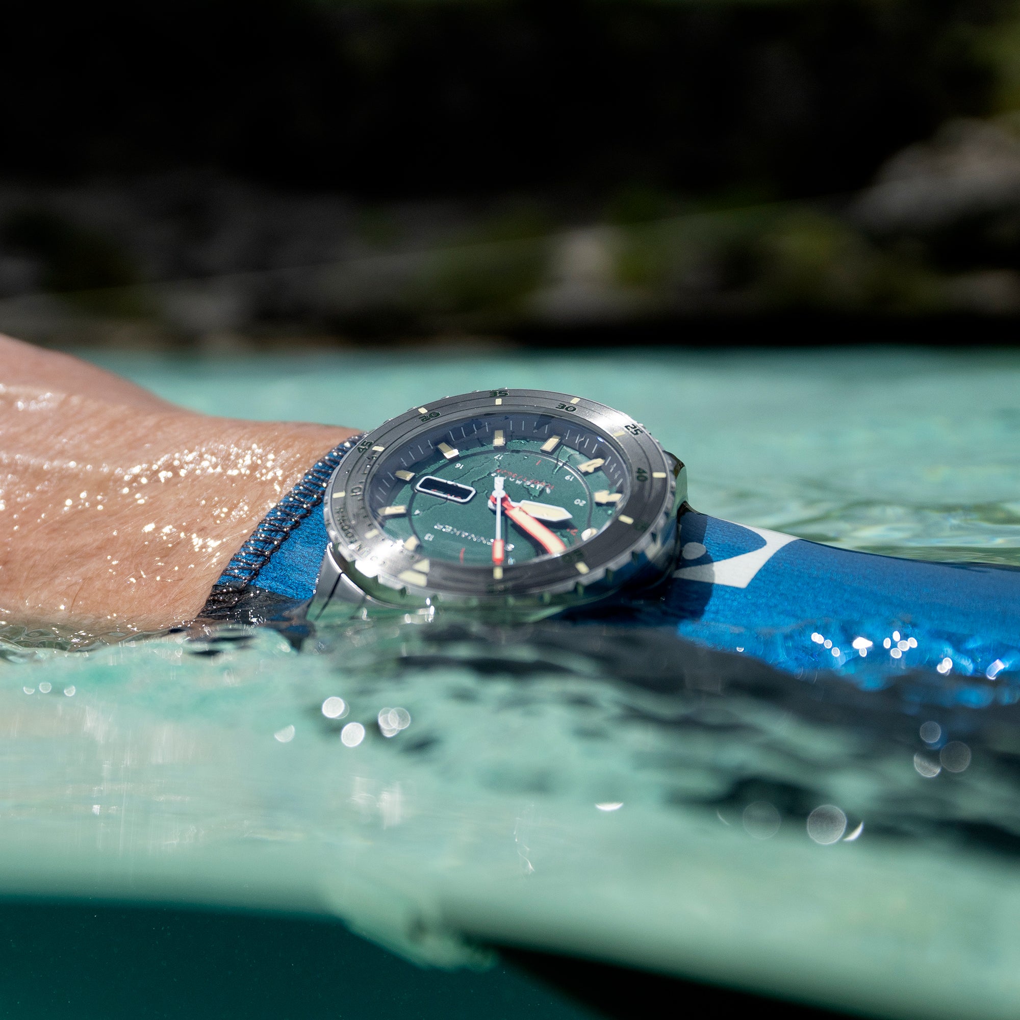 SPINNAKER Spinnaker Hass Men's Japanese Automatic Kelp Green Watch SP-5099-55