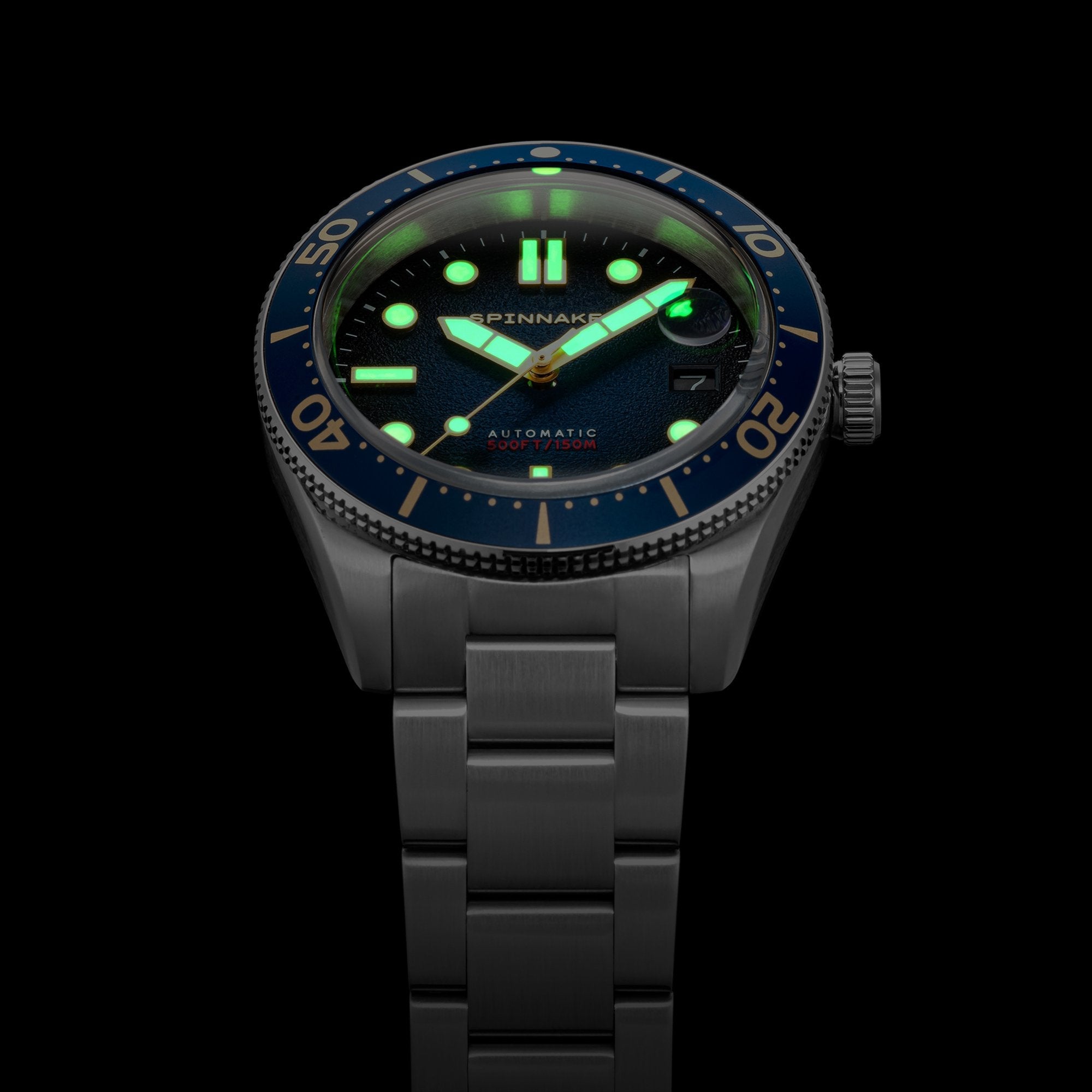 SPINNAKER Spinnaker Croft Mid Size Men's Japanese Automatic Regiment Blue Watch SP-5100-22
