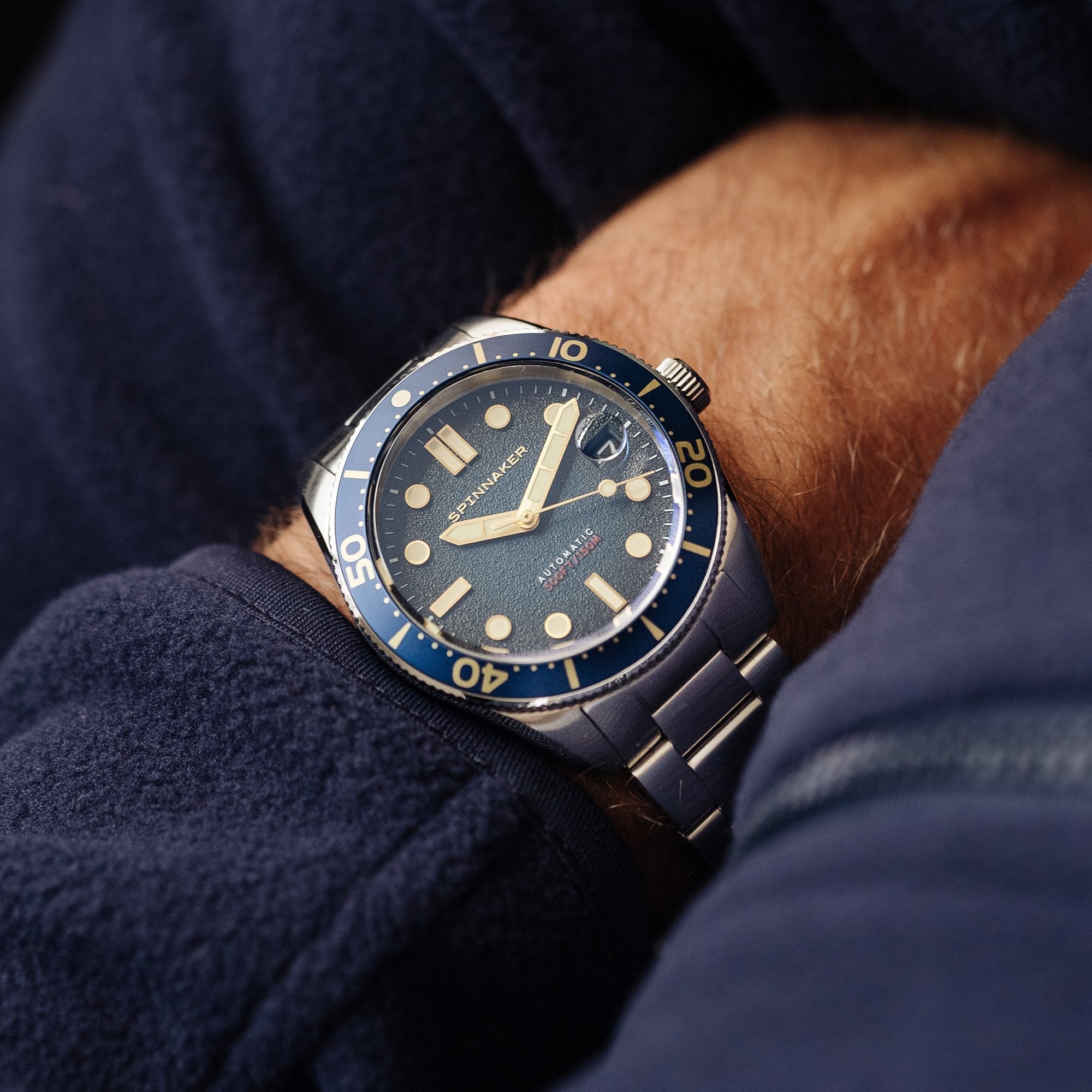 SPINNAKER Spinnaker Croft Mid Size Men's Japanese Automatic Regiment Blue Watch SP-5100-22