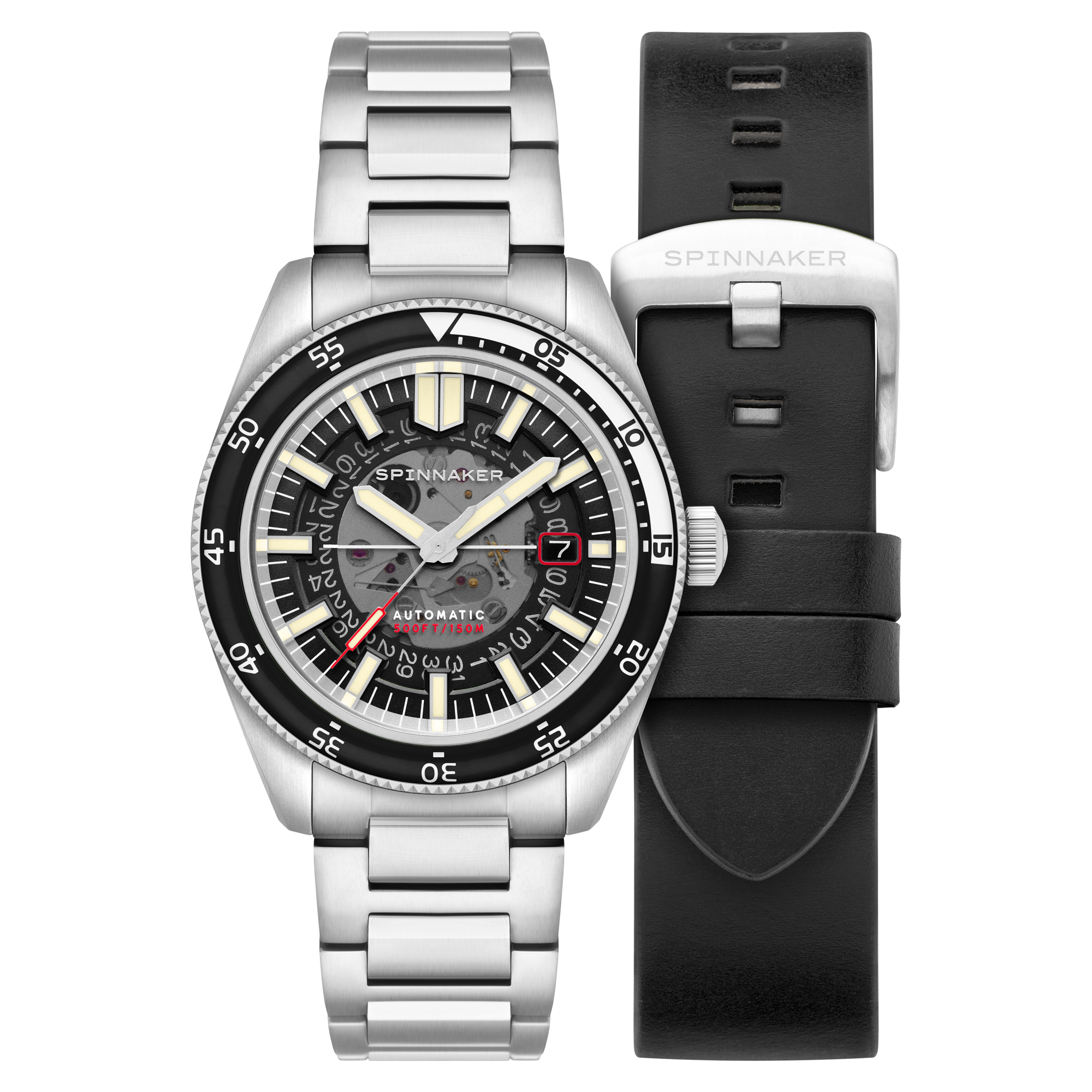 SPINNAKER Spinnaker Fleuss Automatic Severn Edition Wet Suit Black Men's Watch SP-5118-11