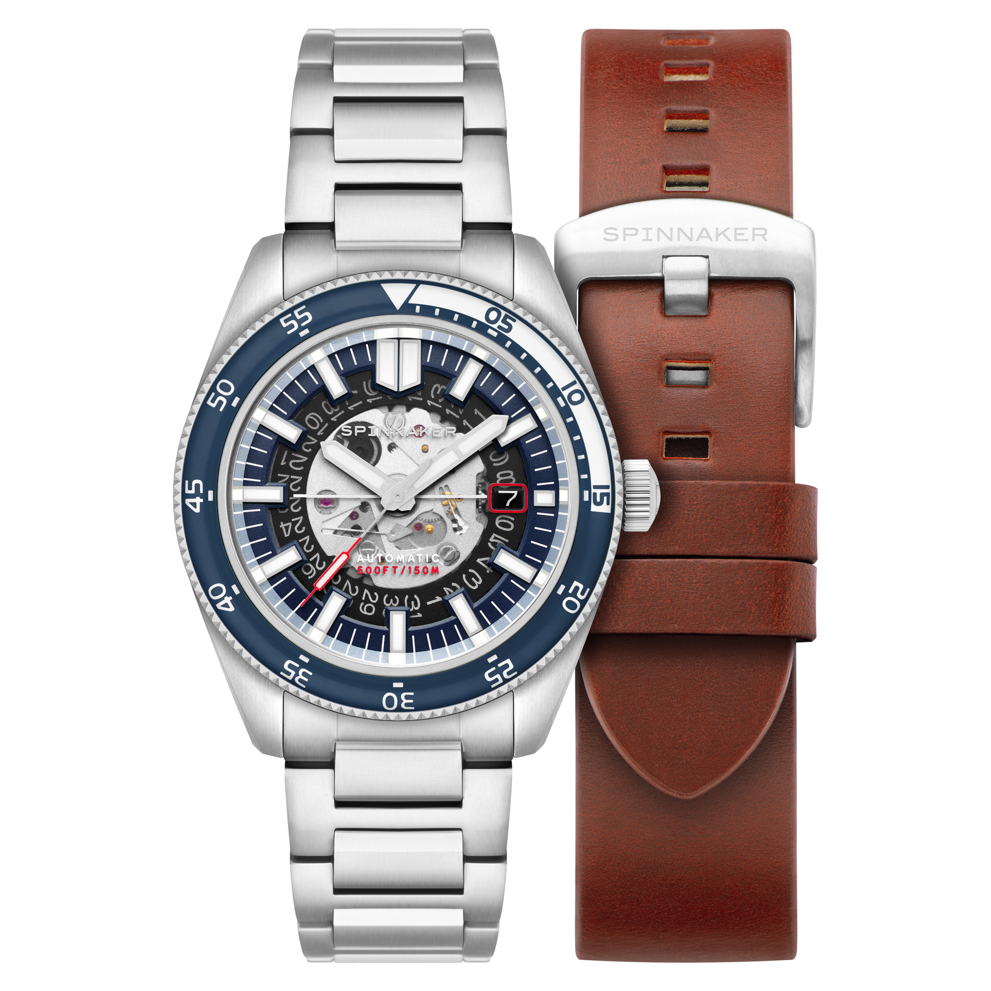 SPINNAKER Spinnaker Fleuss Automatic Severn Edition Moonlight Blue Men's Watch SP-5118-22