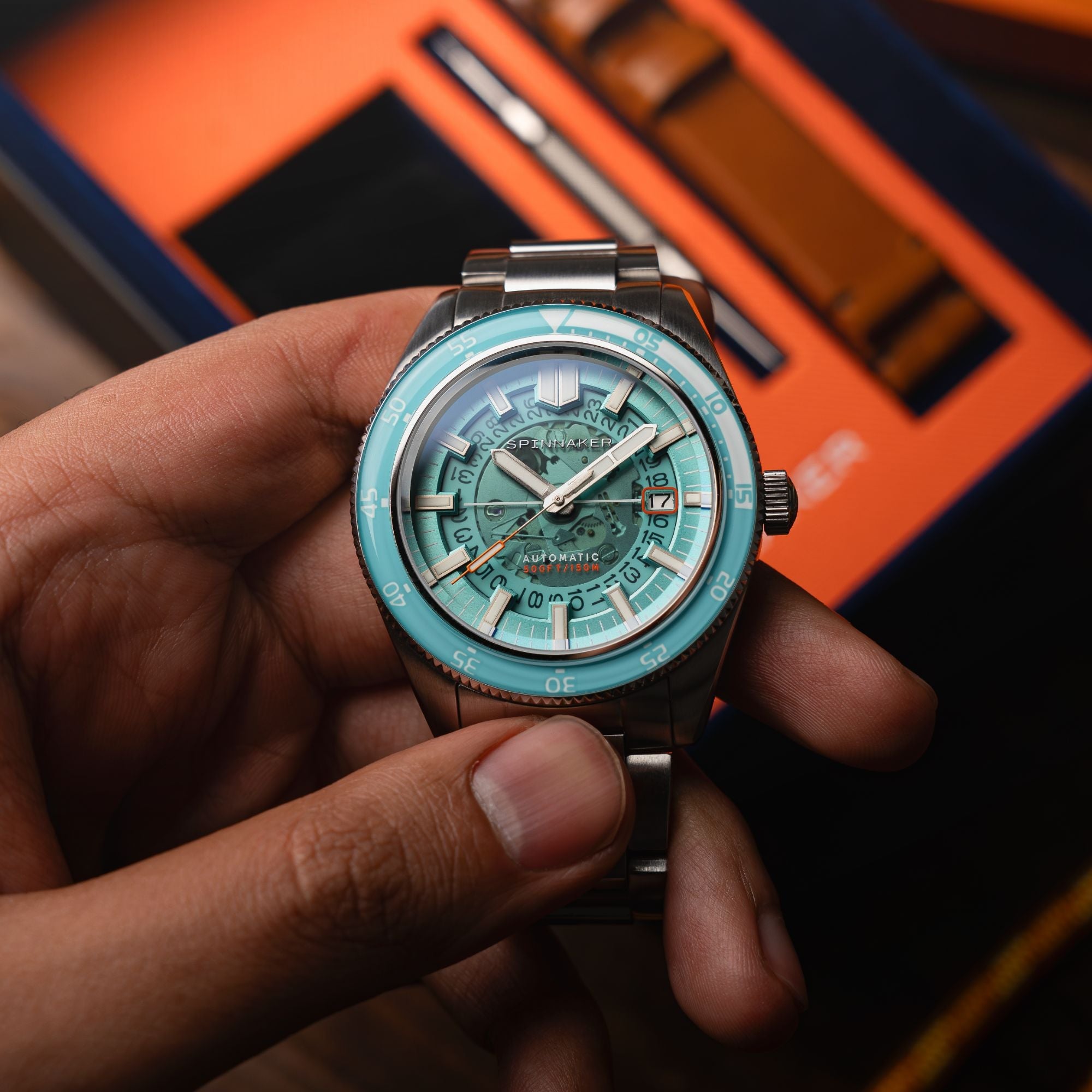 SPINNAKER Spinnaker Fleuss Automatic Severn Edition Tropical Blue Men's Watch SP-5118-44