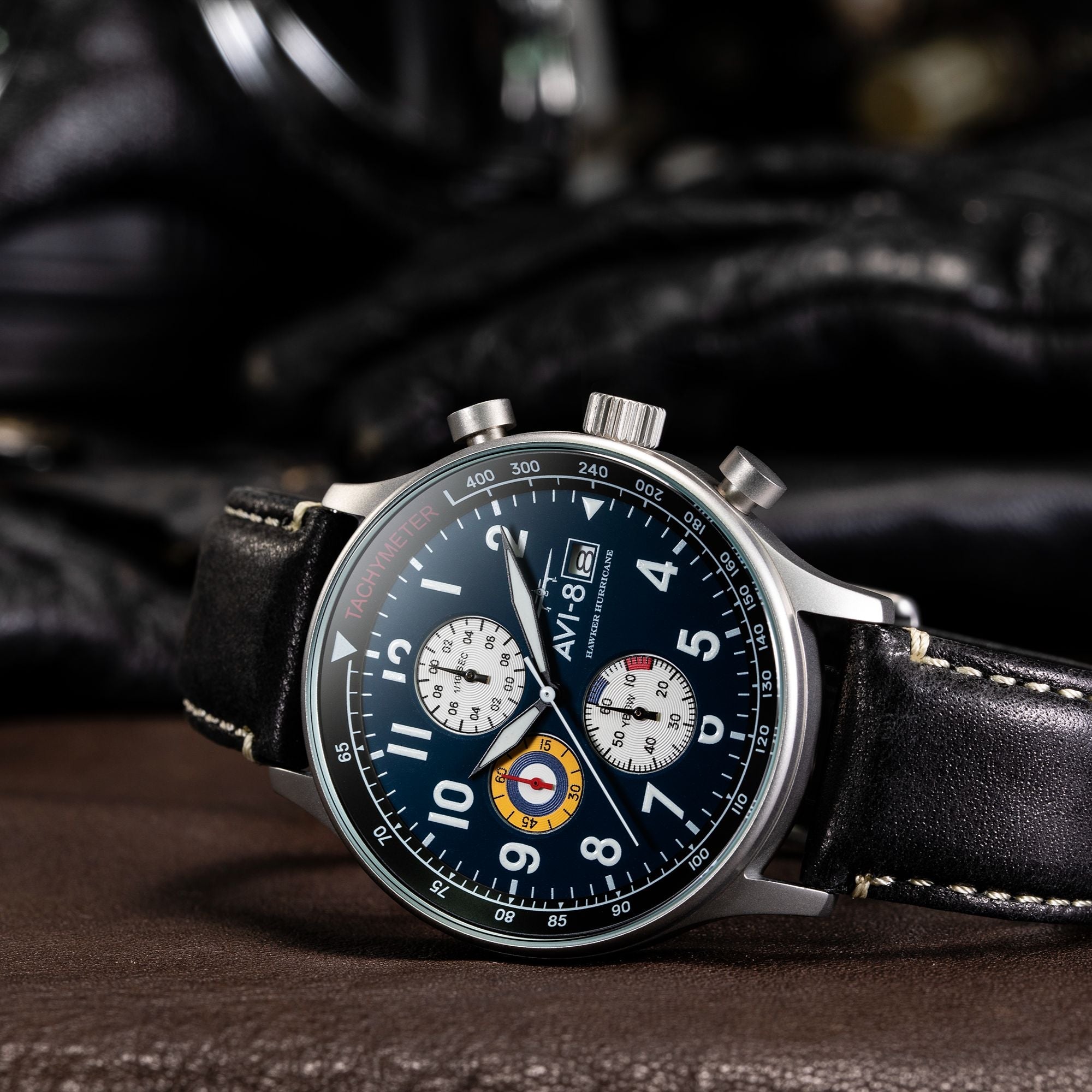 AVI-8 AVI-8 Hawker Hurricane Japanese Quartz Watch - AV-4011-0I