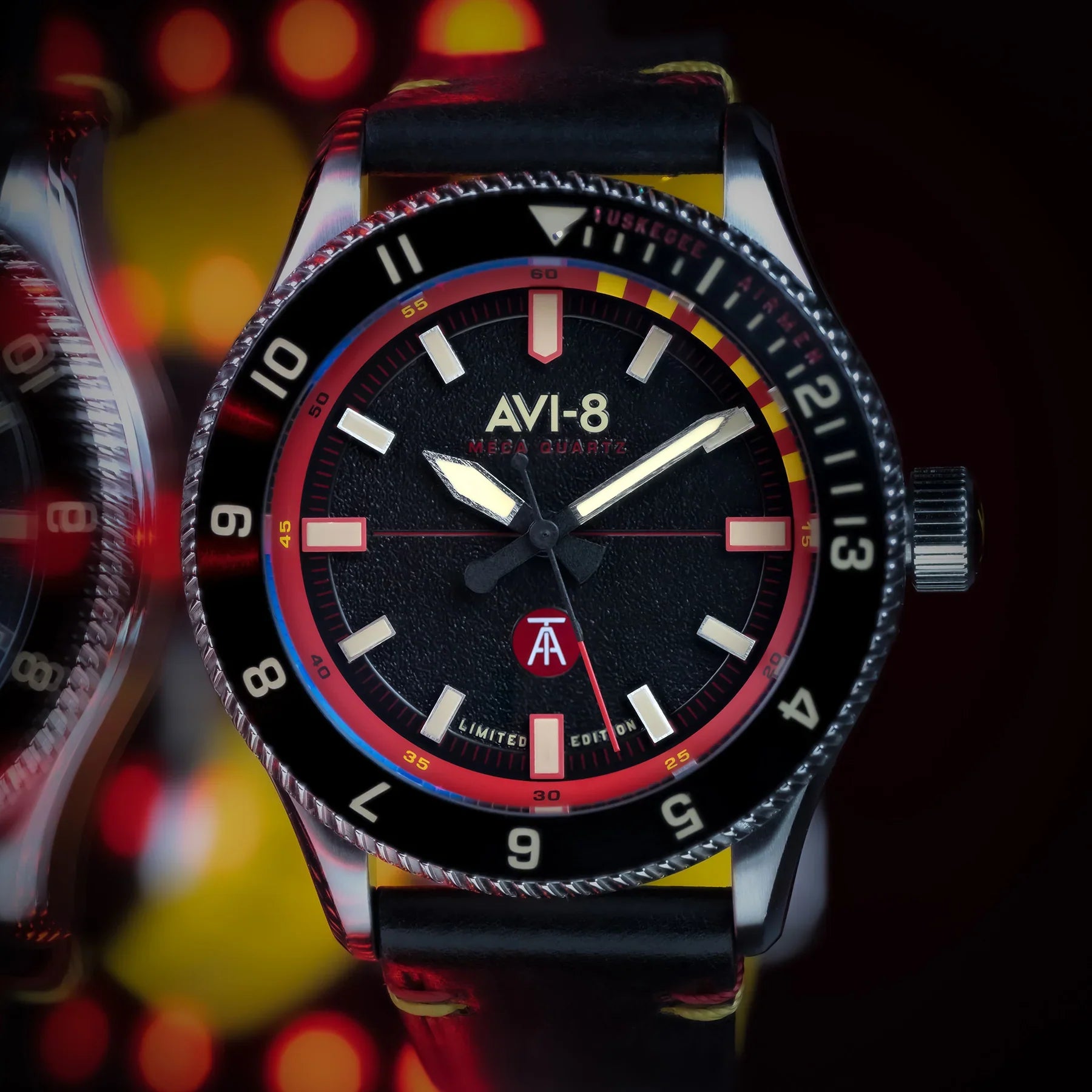 AVI-8 AVI-8 Men's Licata Tuskegee Airmen Meca-Quartz Limited Edition Watch AV-4103-01