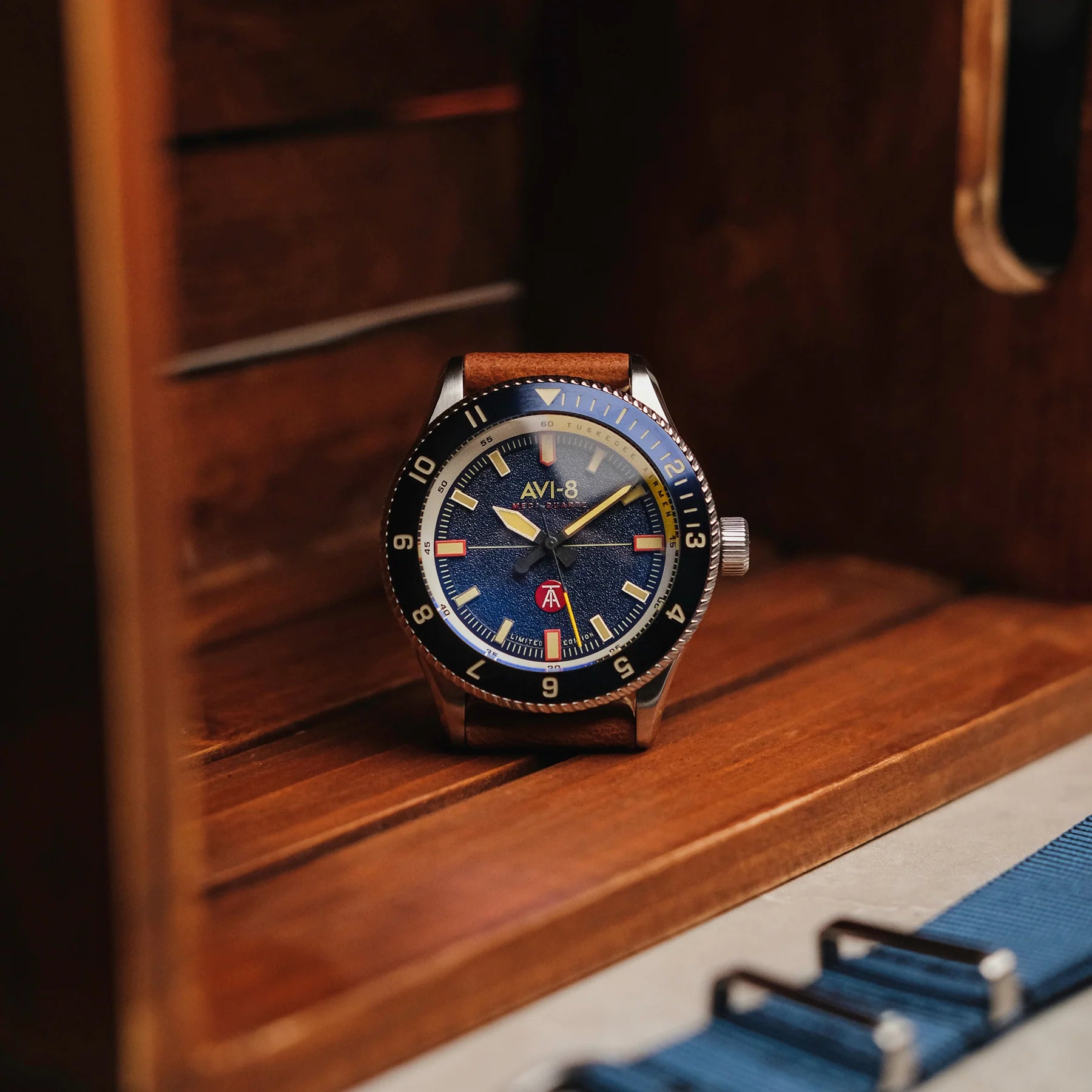 AVI-8 AVI-8 Men's Lucera Tuskegee Airmen Meca-Quartz Limited Edition Watch AV-4103-02