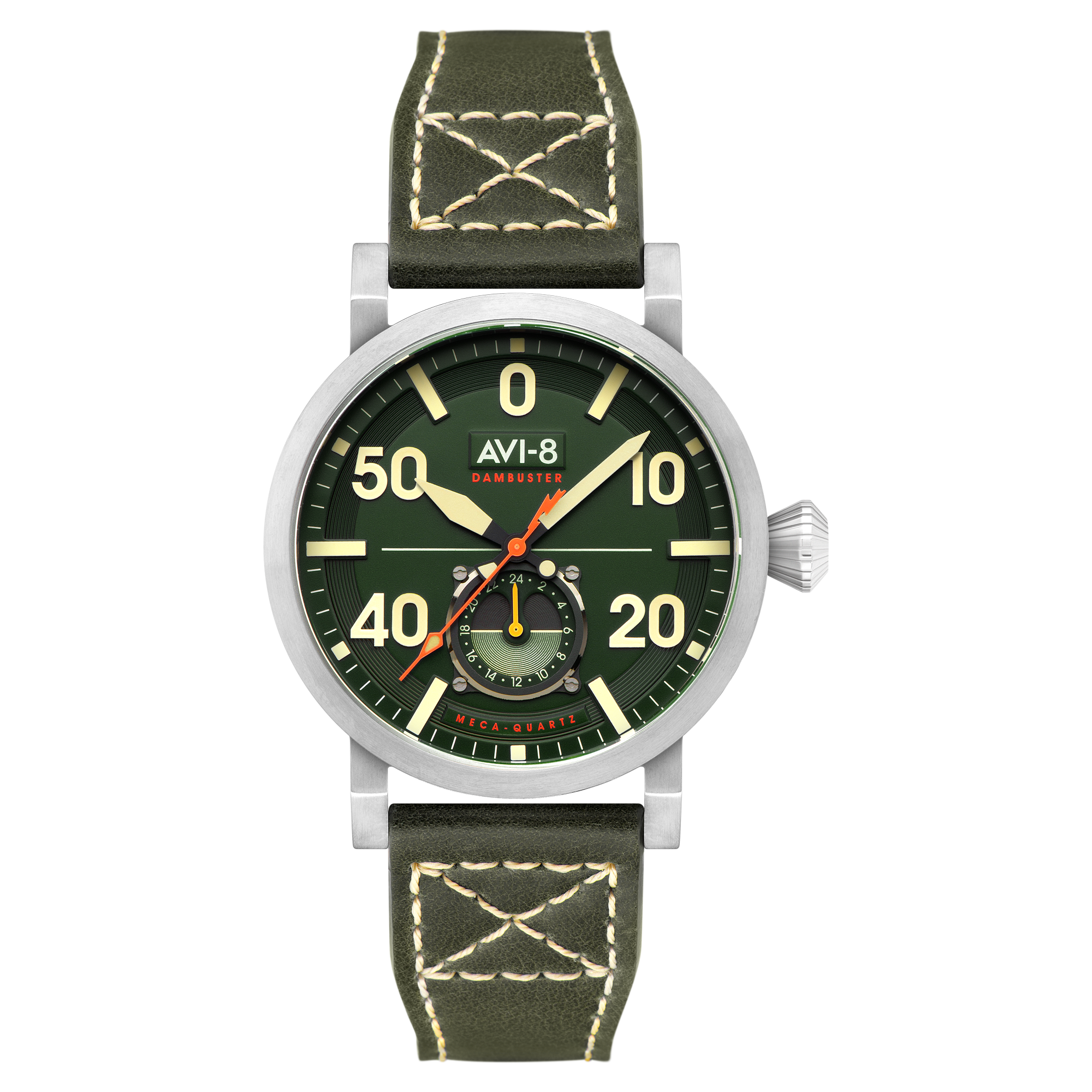 AVI-8 Dambuster Chadwick Meca-Quartz Forest Green Men's Watch AV-4113-02