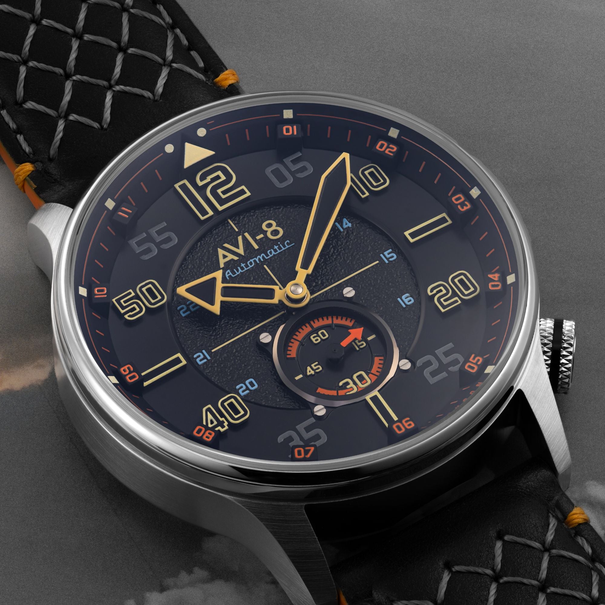 AVI-8 AVI-8 Hawker Typhoon Baldwin Automatic Cool Black Men's Watch AV-4119-01