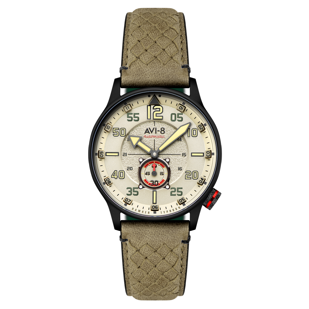AVI-8 AVI-8 Hawker Typhoon Baldwin Automatic Dark Khaki Men's Watch AV-4119-04