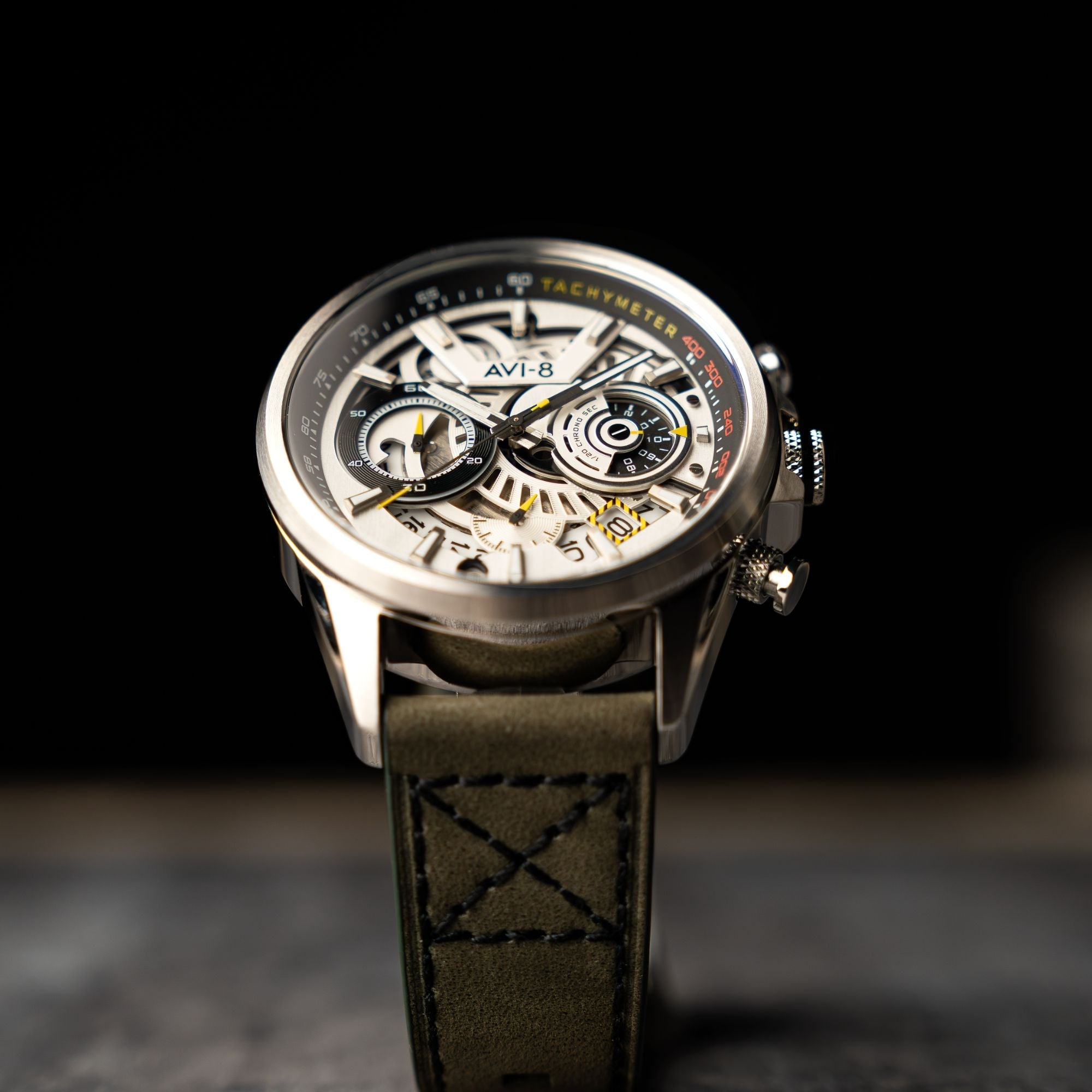 AVI-8 AVI-8 Hawker Harrier Matador (2025 Edition) Chronograph Storm Grey Men's Watch AV-4125-01