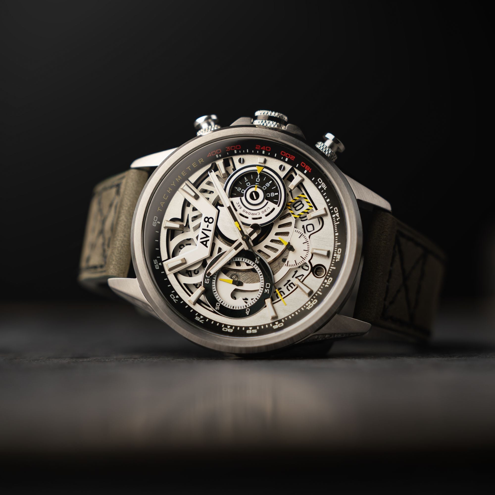AVI-8 AVI-8 Hawker Harrier Matador (2025 Edition) Chronograph Storm Grey Men's Watch AV-4125-01