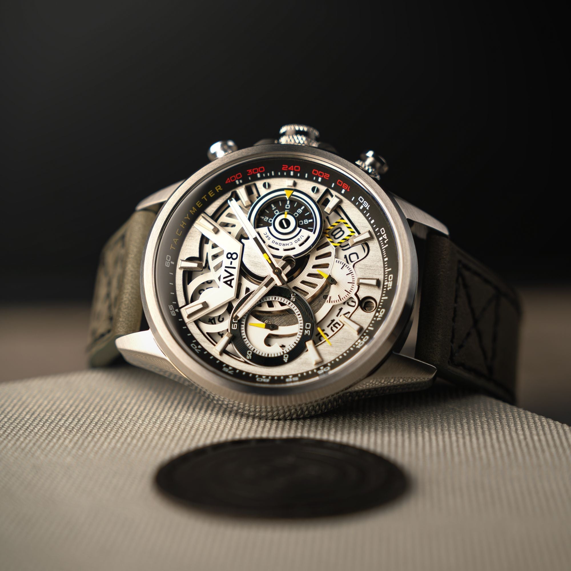 AVI-8 AVI-8 Hawker Harrier Matador (2025 Edition) Chronograph Storm Grey Men's Watch AV-4125-01