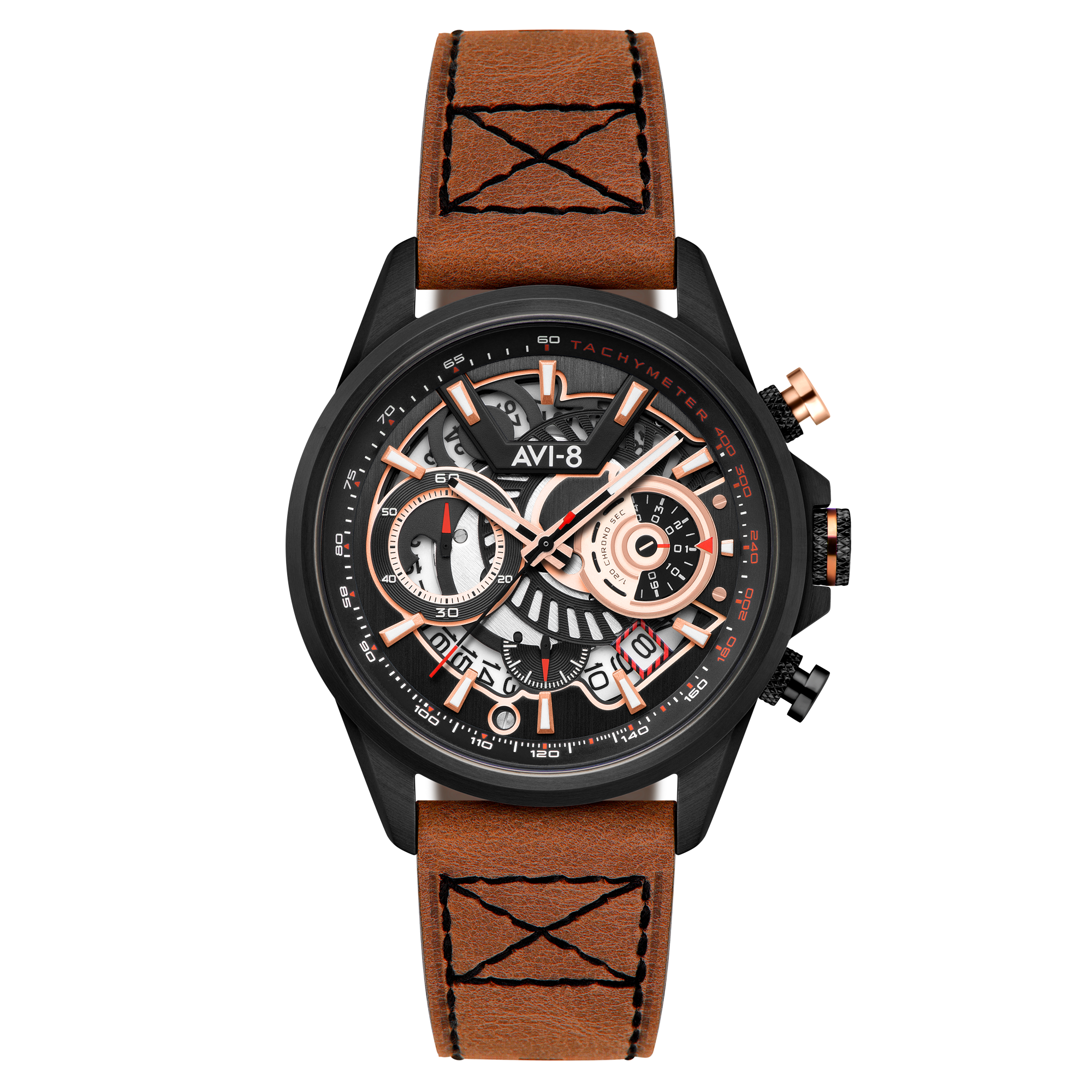 AVI-8 AVI-8 Hawker Harrier Matador (2025 Edition) Chronograph Desert Black Men's Watch AV-4125-02