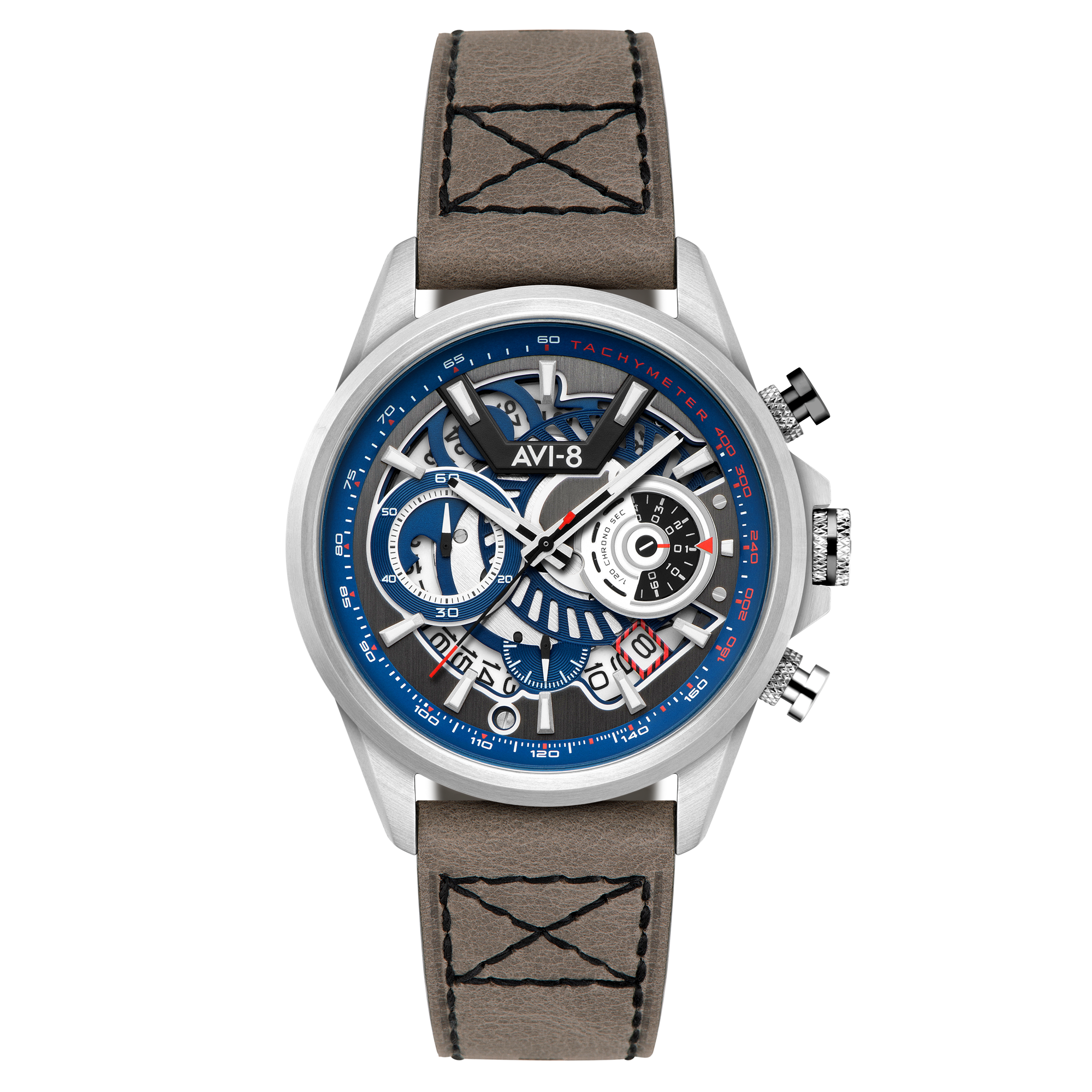 AVI-8 AVI-8 Hawker Harrier Matador (2025 Edition) Chronograph Slate Blue Men's Watch AV-4125-03