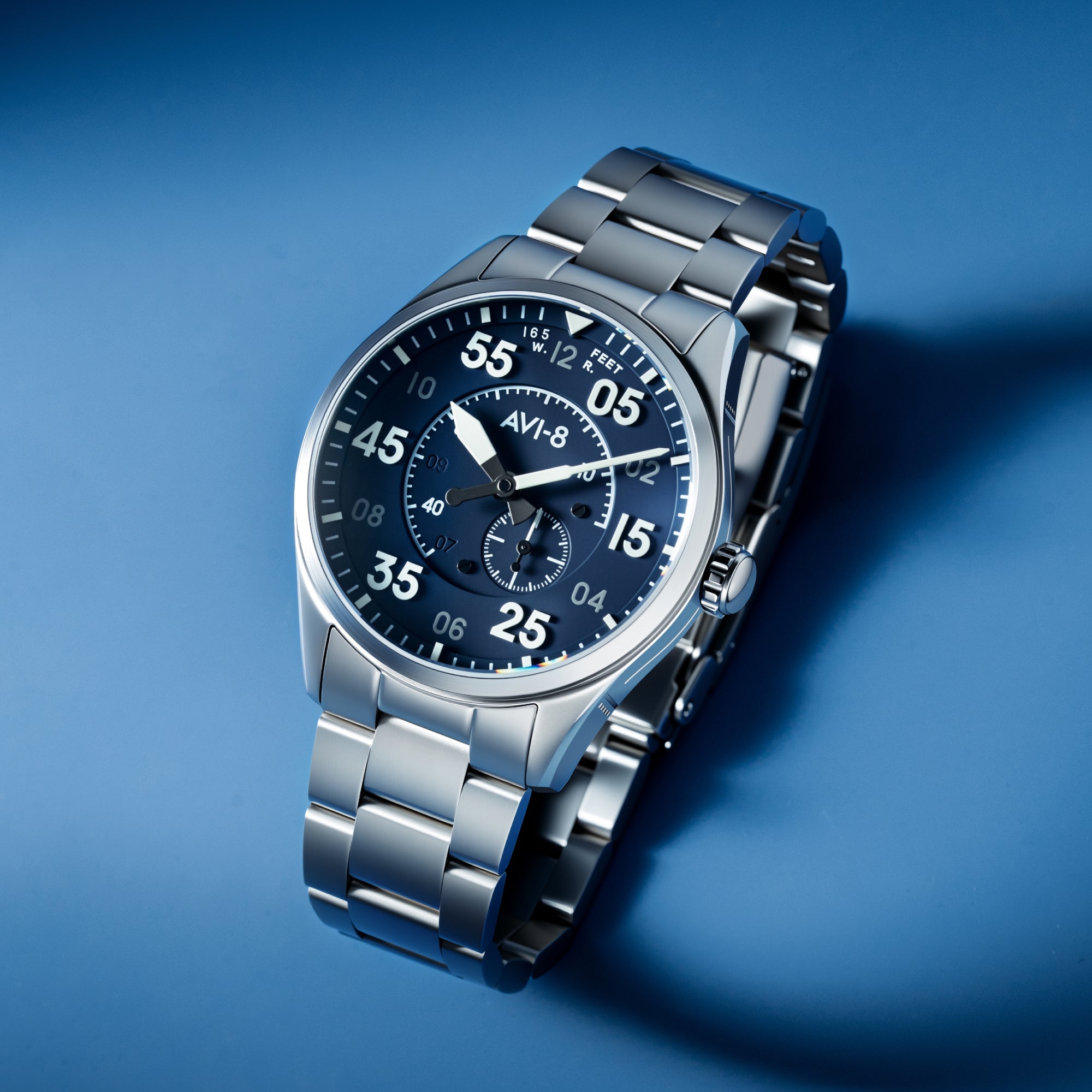AVI-8 AVI-8 Spitfire Type 300 Automatic Sky Gauge Men's Watch AV-4147-11