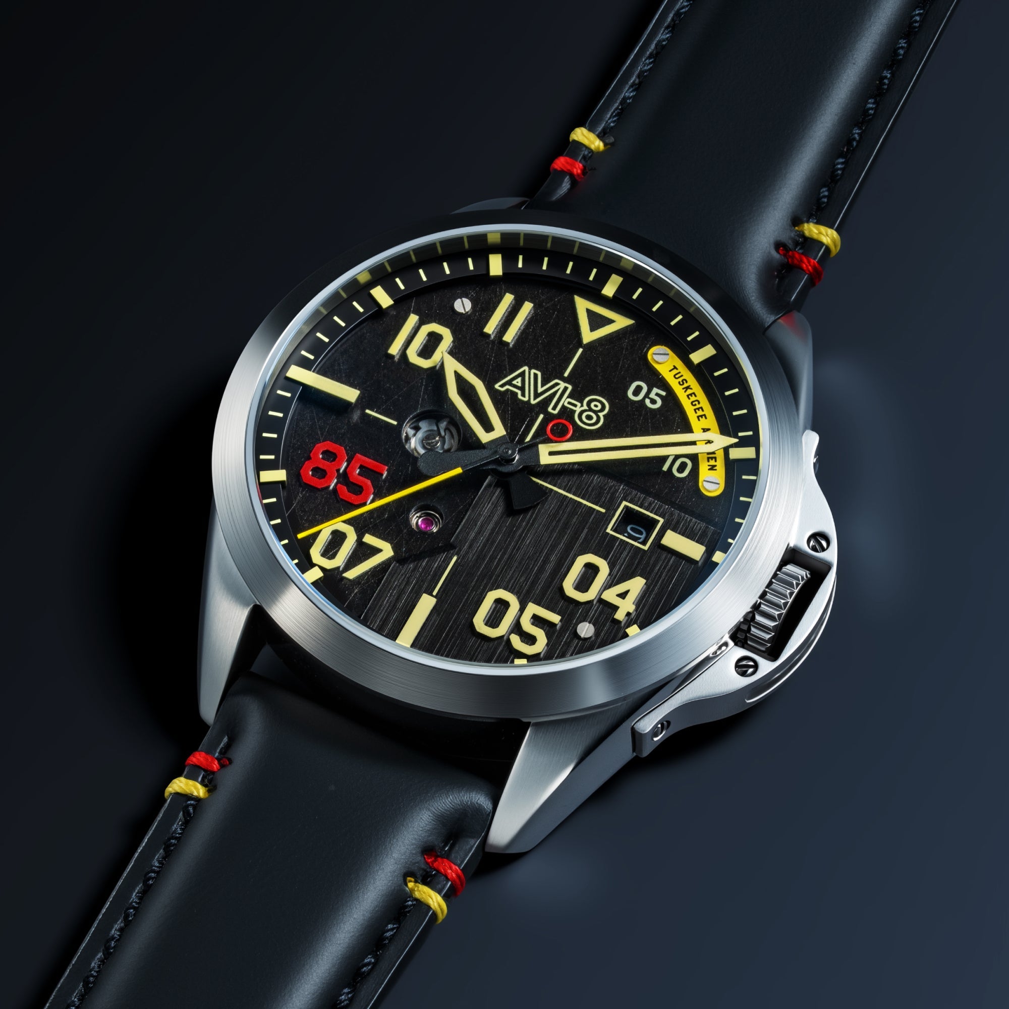 AVI-8 AVI-8 Flyboy Tuskegee Airmen 85th Anniversary Automatic Limited Edition Rantoul Men's Watch AV-4148-01