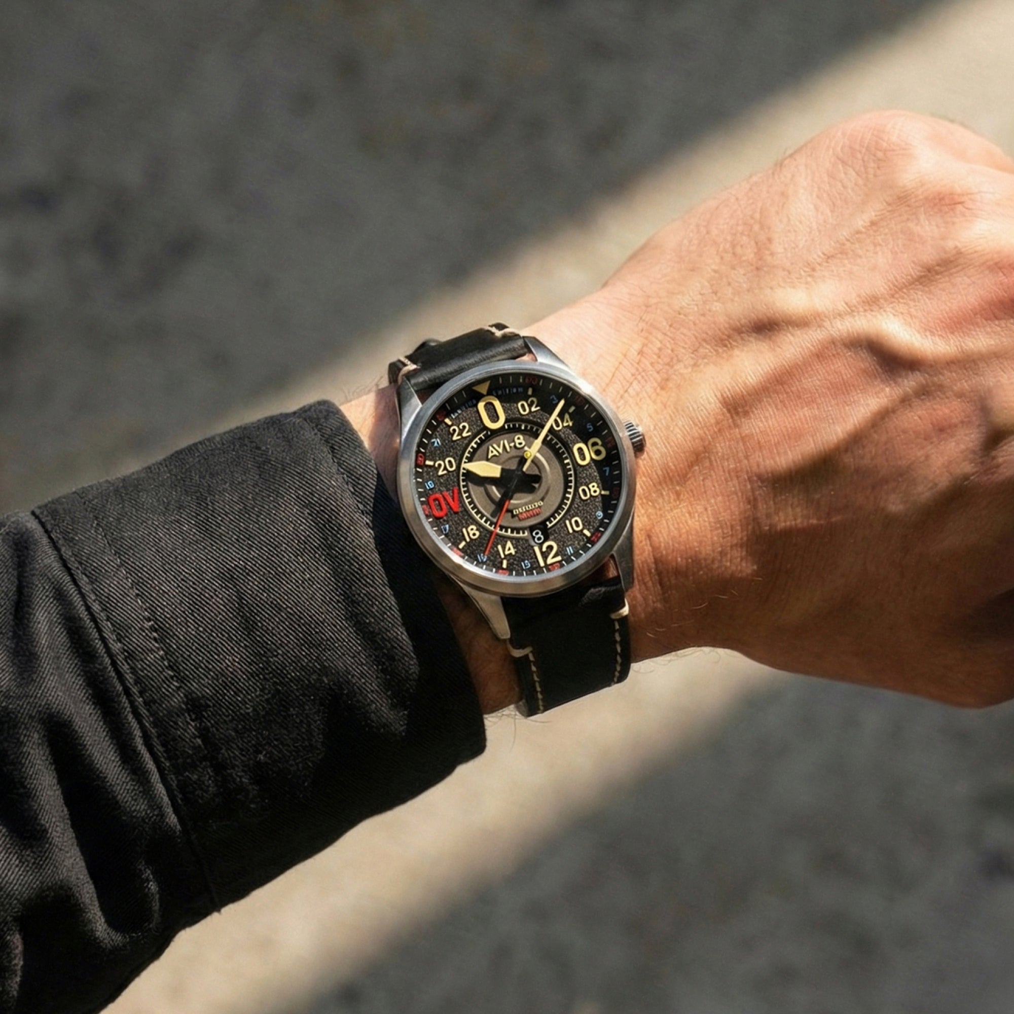 AVI-8 AVI-8 Spitfire N3200 Imperial War Museums 24 Hour Automatic Limited Edition Eastleigh Men's Watch AV-4149-01