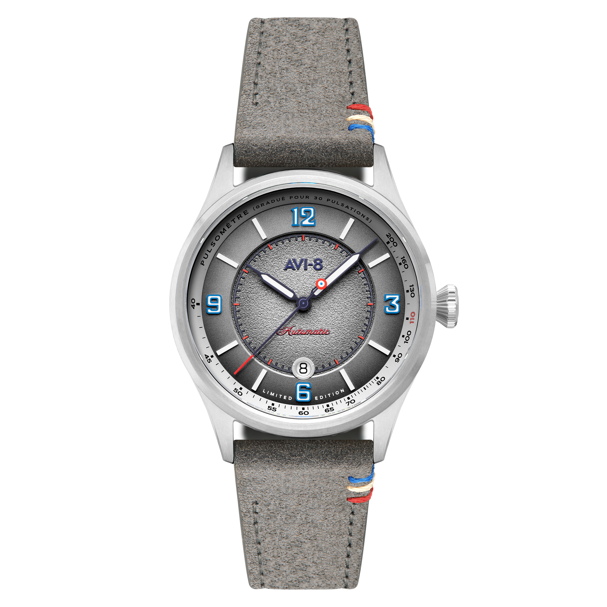 AVI-8 Flyboy Lafayette Automatic 110th Anniversary Limited Edition Haze Glide Men's Watch AV-4153-03