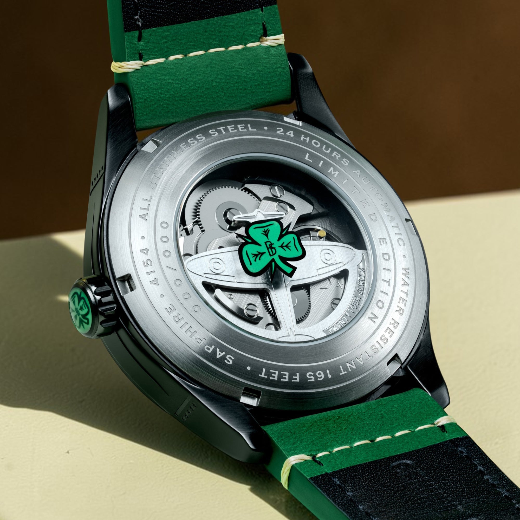 AVI-8 AVI-8 Spitfire Smith 24 Hour Automatic Paddy Limited Edition Paddy Green Men's Watch AV-4154-01
