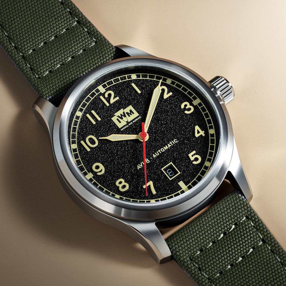 AVI-8 AVI-8 Flyboy Engineer Automatic Imperial War Museums Fieldmaster Edition Ashen Flight Men's Watch AV-4161-01