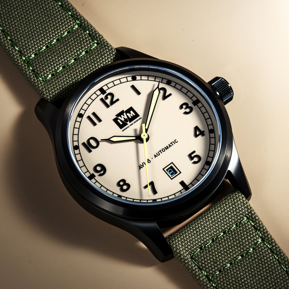 AVI-8 AVI-8 Flyboy Engineer Automatic Imperial War Museums Fieldmaster Edition Field Khaki Men's Watch AV-4161-04