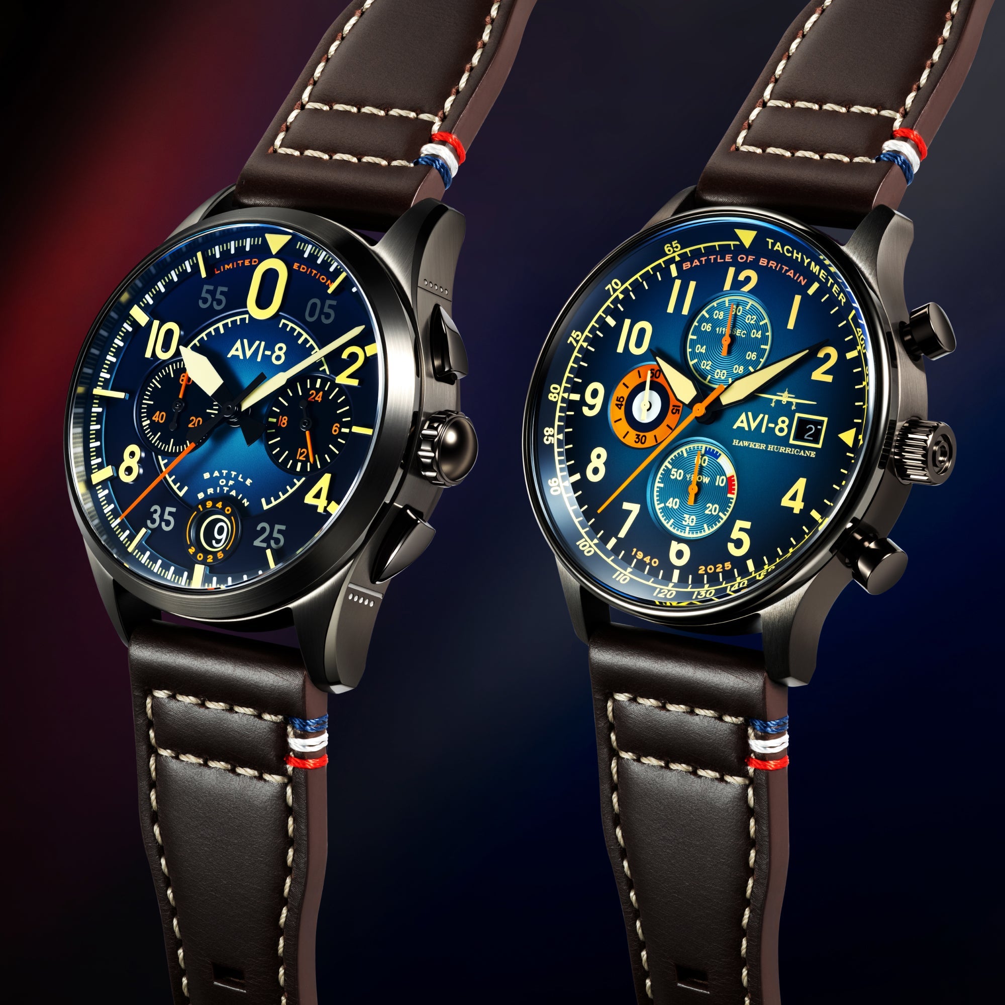 AVI-8 AVI-8 Battle Of Britain 85th Hawker Hurricane and Spitfire Set AV-BOB85-SETA