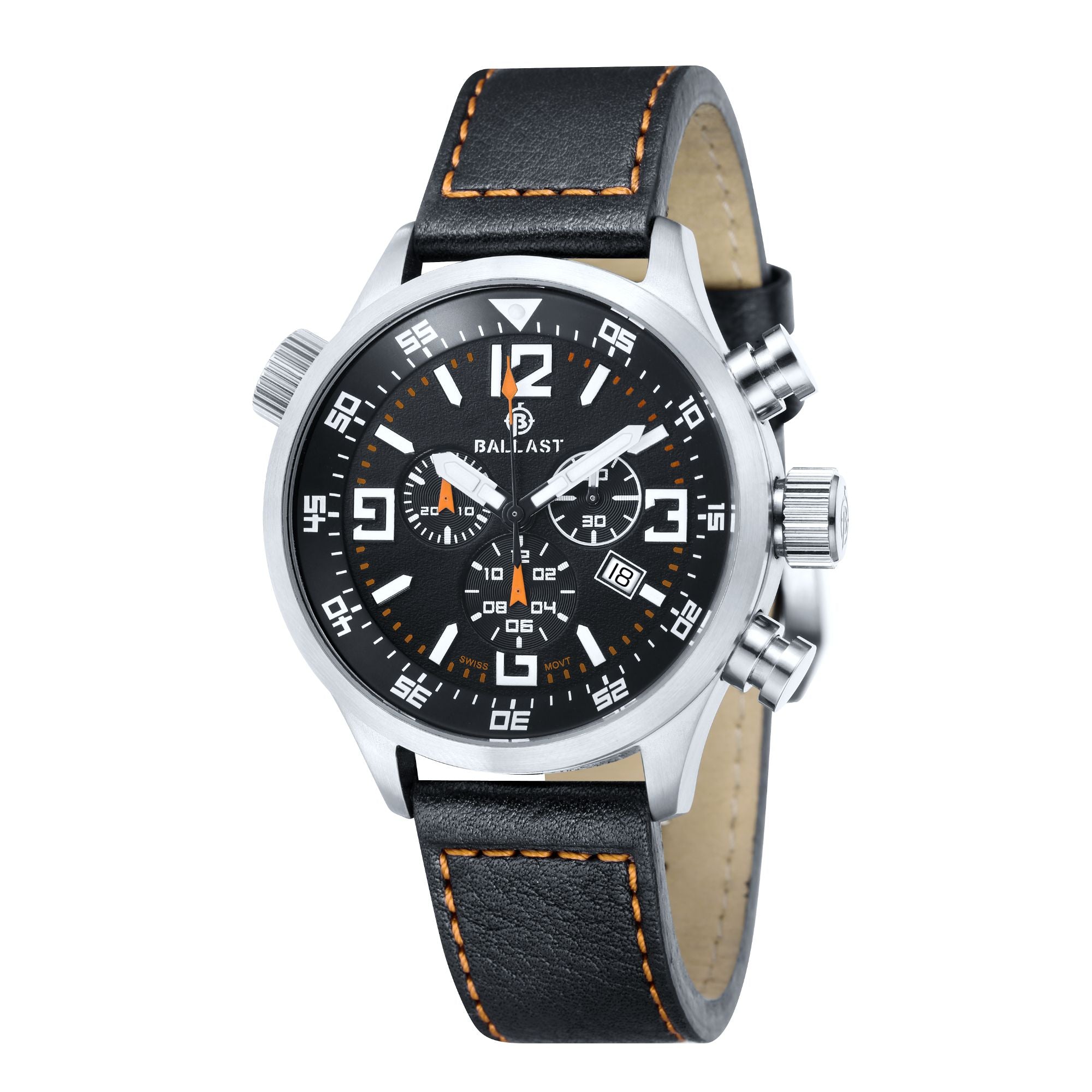 BALLAST Ballast Odin Chronograph Black Men's Watch Bl-3103-03