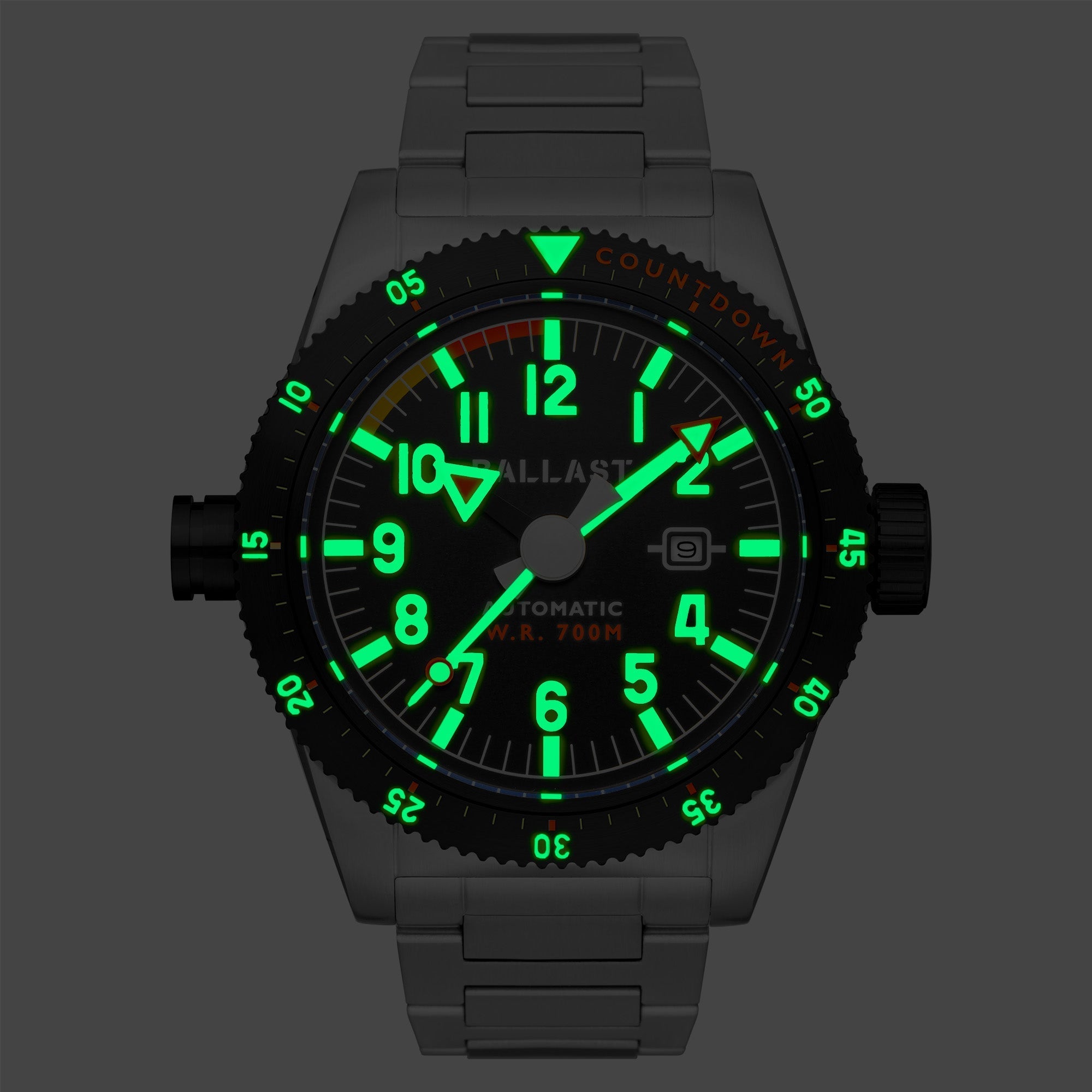 BALLAST Ballast Amphion Men's Black Japanese Automatic Watch BL-3148-01