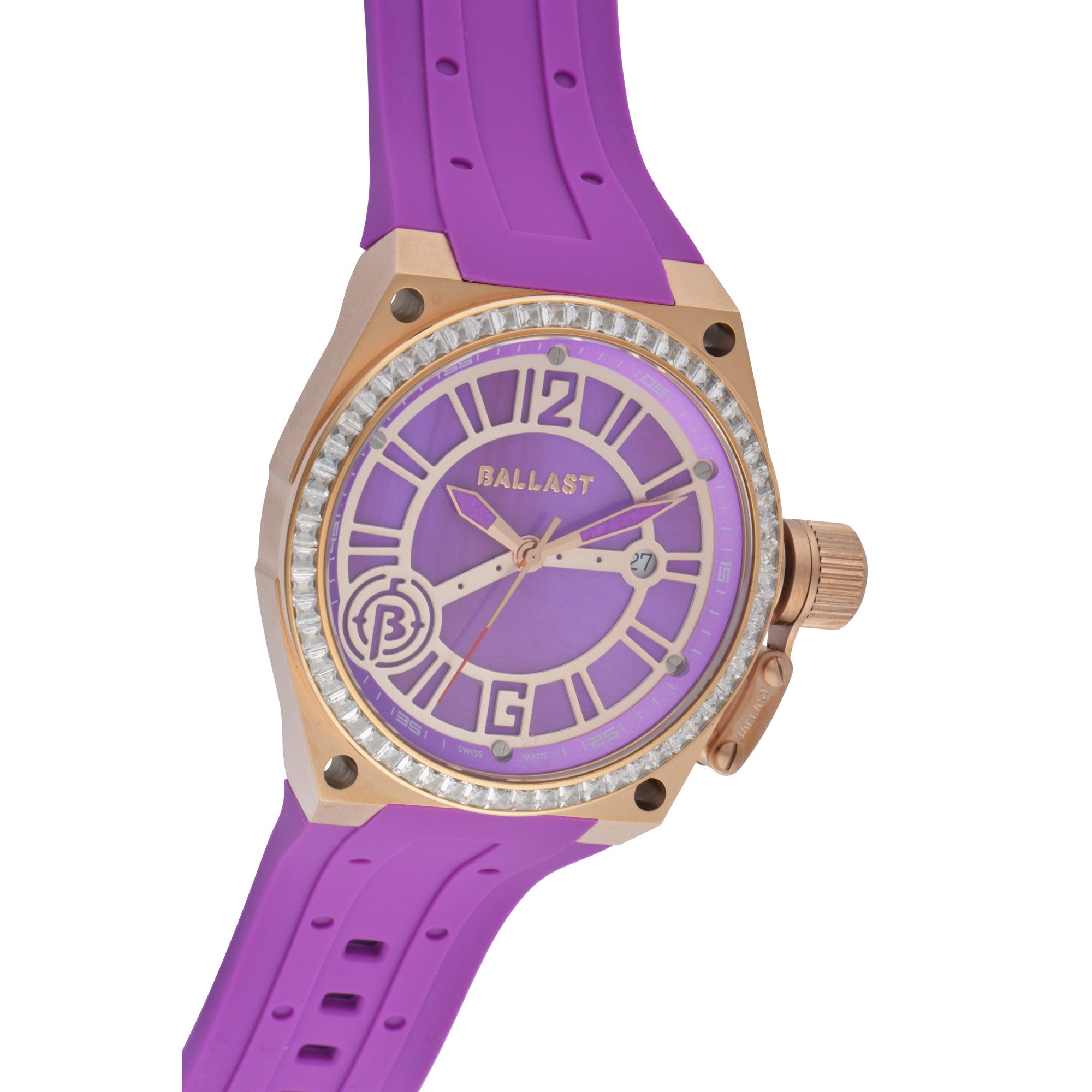 BALLAST Ballast Valiant Midsize Purple Women's Quartz Watch BL-5103-07