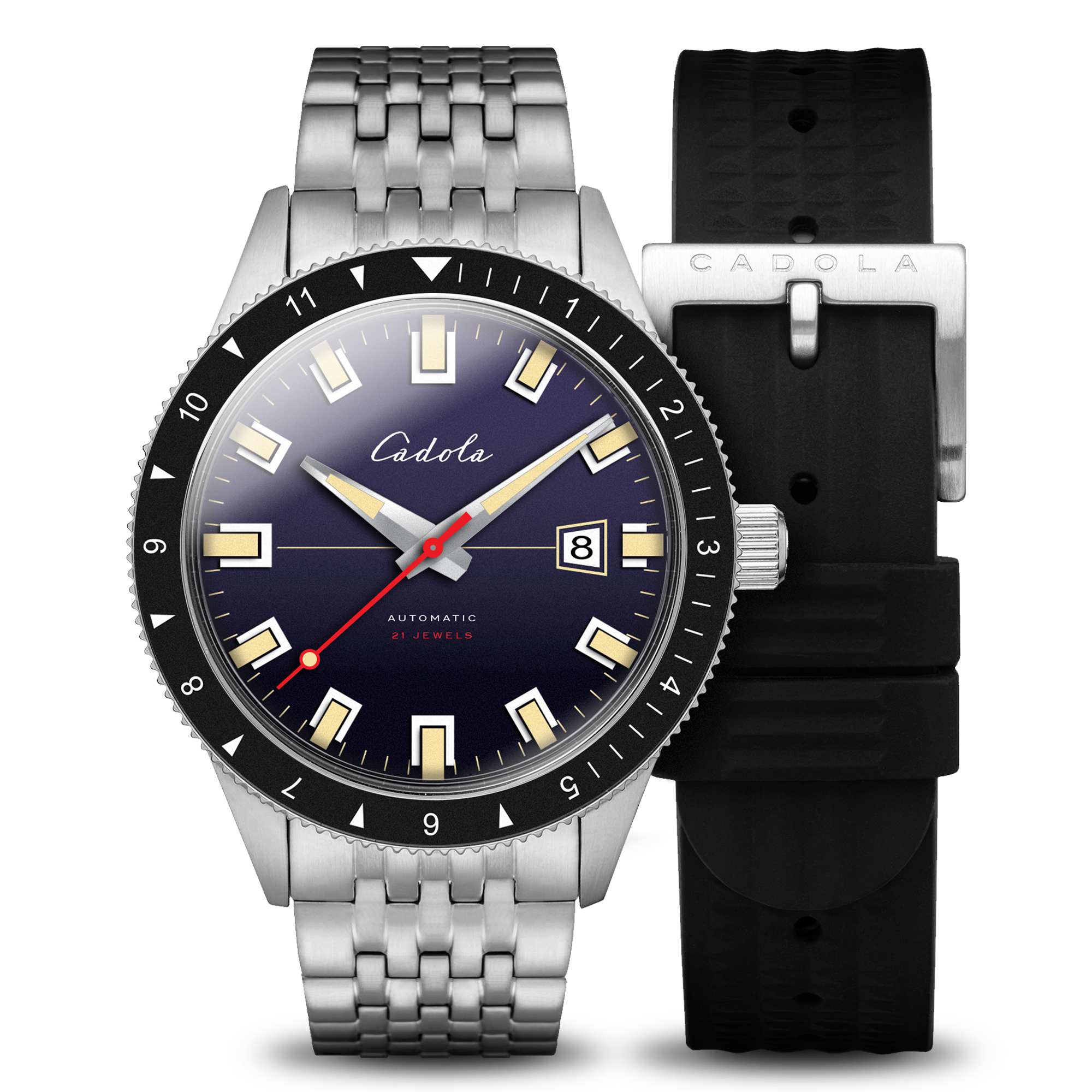 CADOLA Cadola Tahiti Japanese Automatic Men's Watch CD-1006-11 (Damaged Packaging)