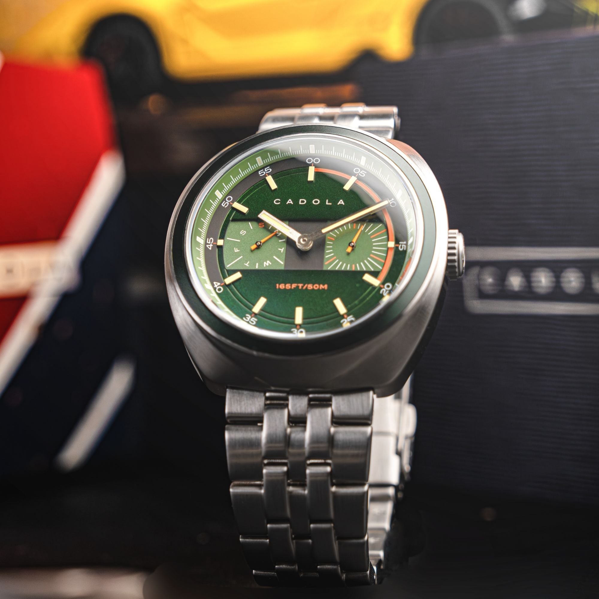 CADOLA Cadola Giulia Calendar Shade Green Men's Quartz Watch CD-1043-22