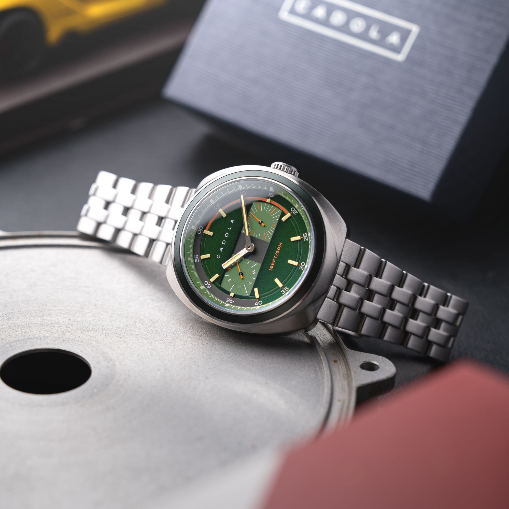 CADOLA Cadola Giulia Calendar Shade Green Men's Quartz Watch CD-1043-22