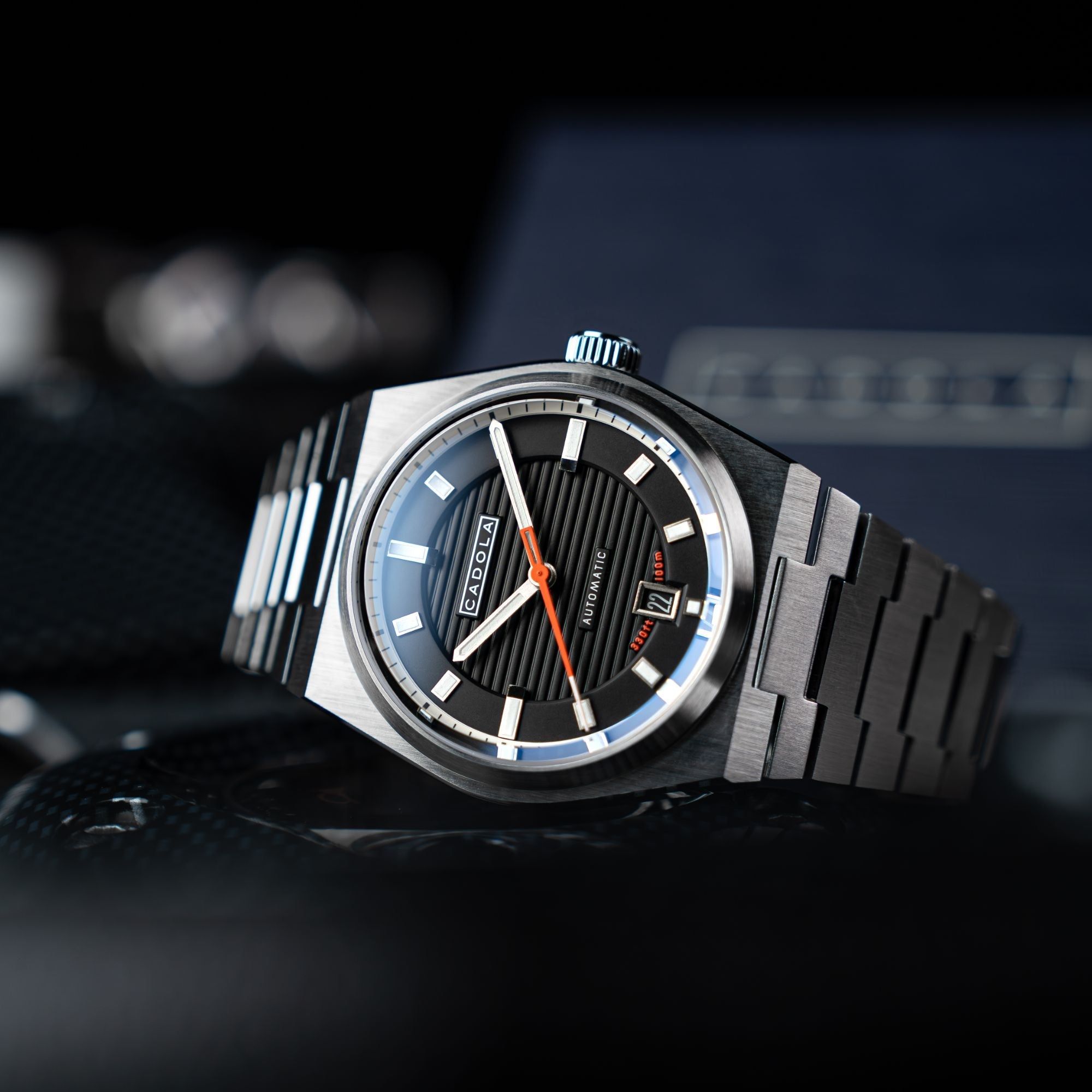 CADOLA Cadola Lydden Hill Automatic Piston Black Watch  CD-1056-11