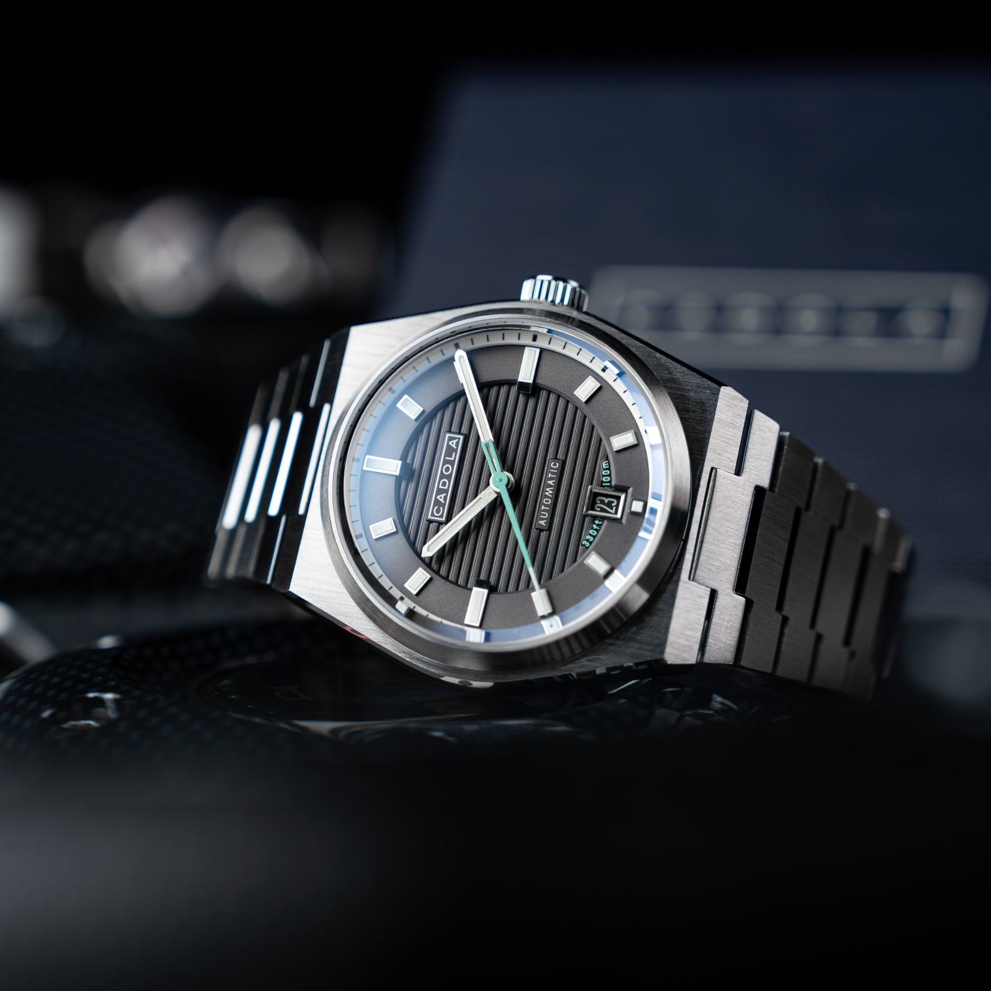 CADOLA Cadola Lydden Hill Automatic Fender Grey Watch  CD-1056-66
