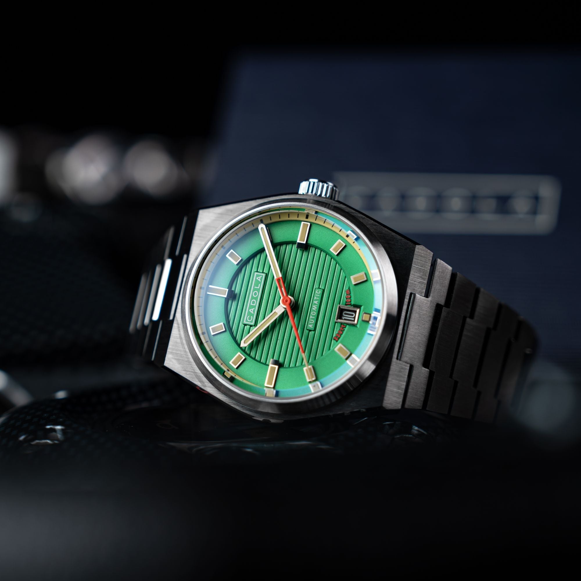 CADOLA Cadola Lydden Hill Automatic Hood Green Watch  CD-1056-99