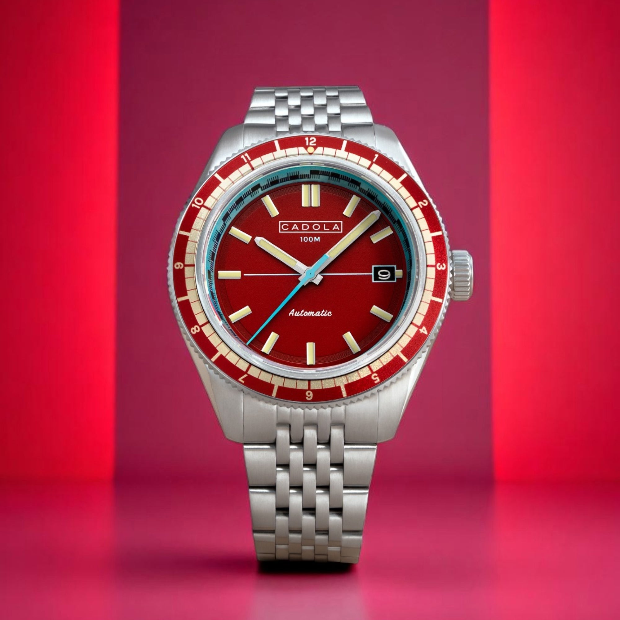 Cadola Ahrens Fireball Red Automatic Men's Watch CD-1061-22
