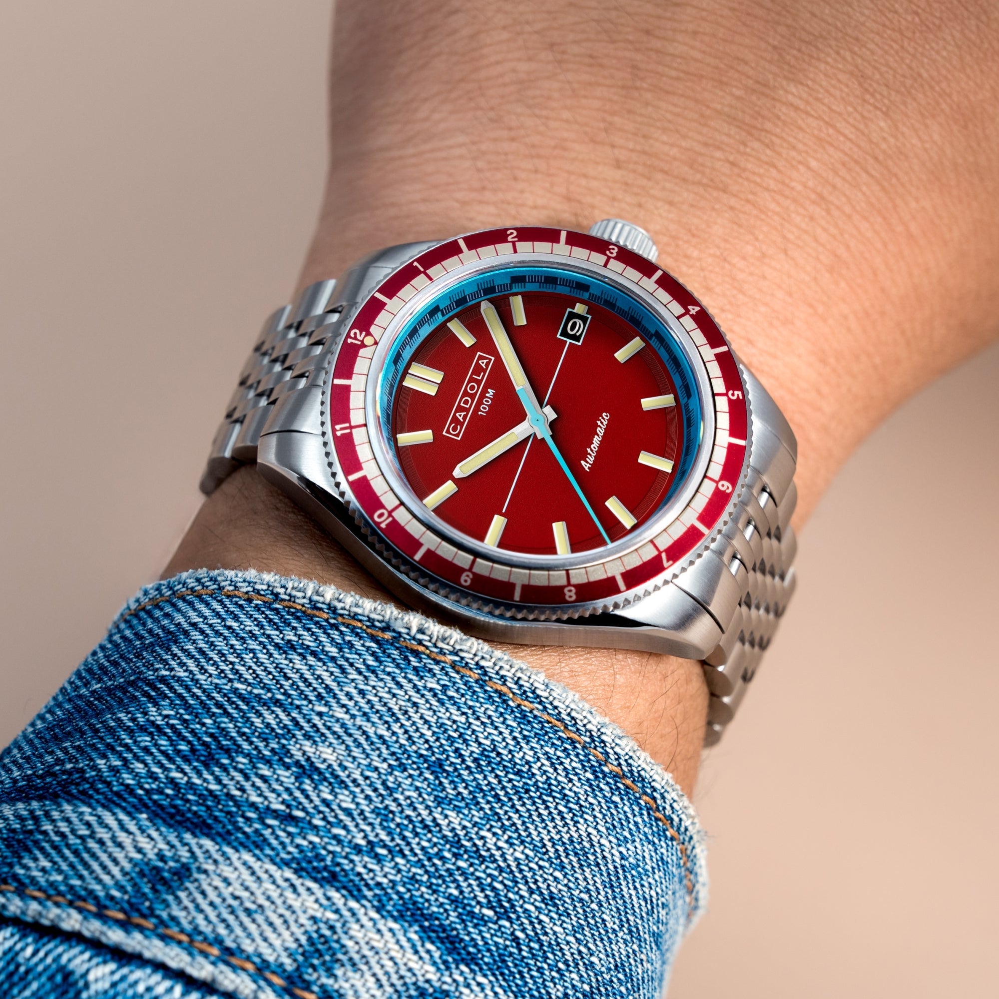 Cadola Ahrens Fireball Red Automatic Men's Watch CD-1061-22