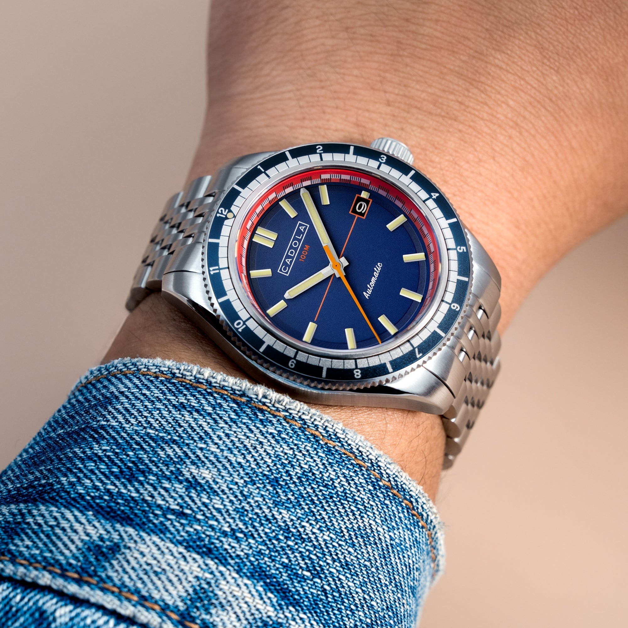 Cadola Ahrens Blue Streak Automatic Men's Watch CD-1061-44