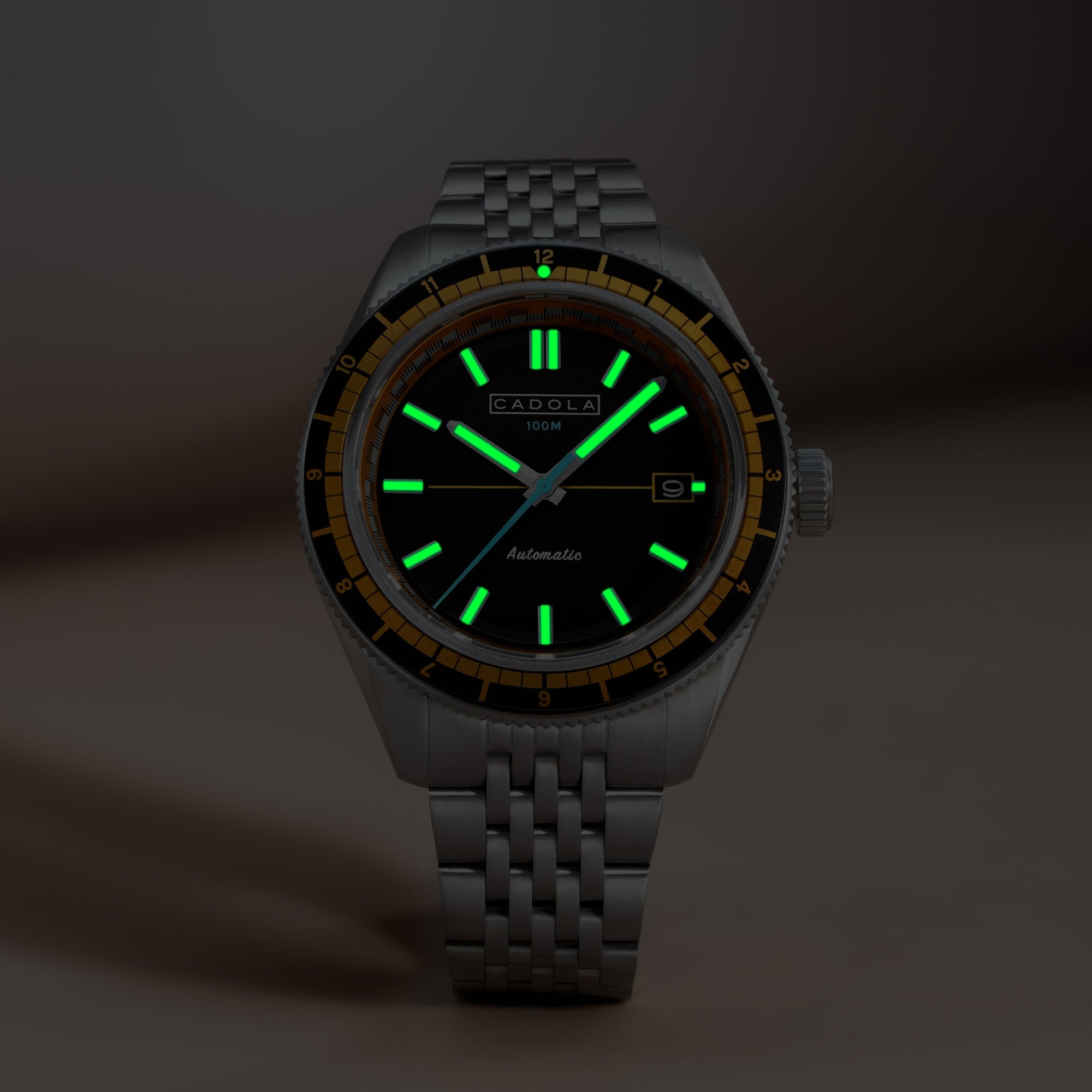Cadola Ahrens Racecraft Black Automatic Men's Watch CD-1061-55
