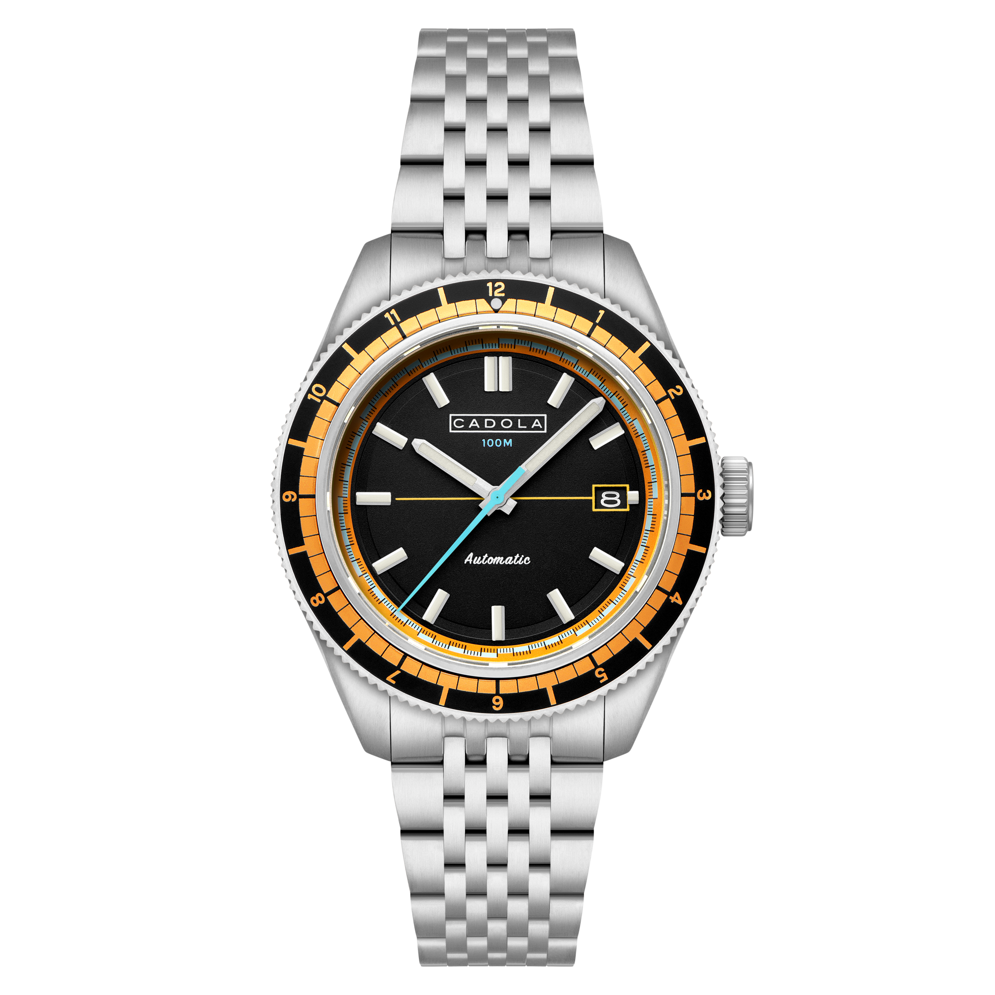 Cadola Ahrens Racecraft Black Automatic Men's Watch CD-1061-55