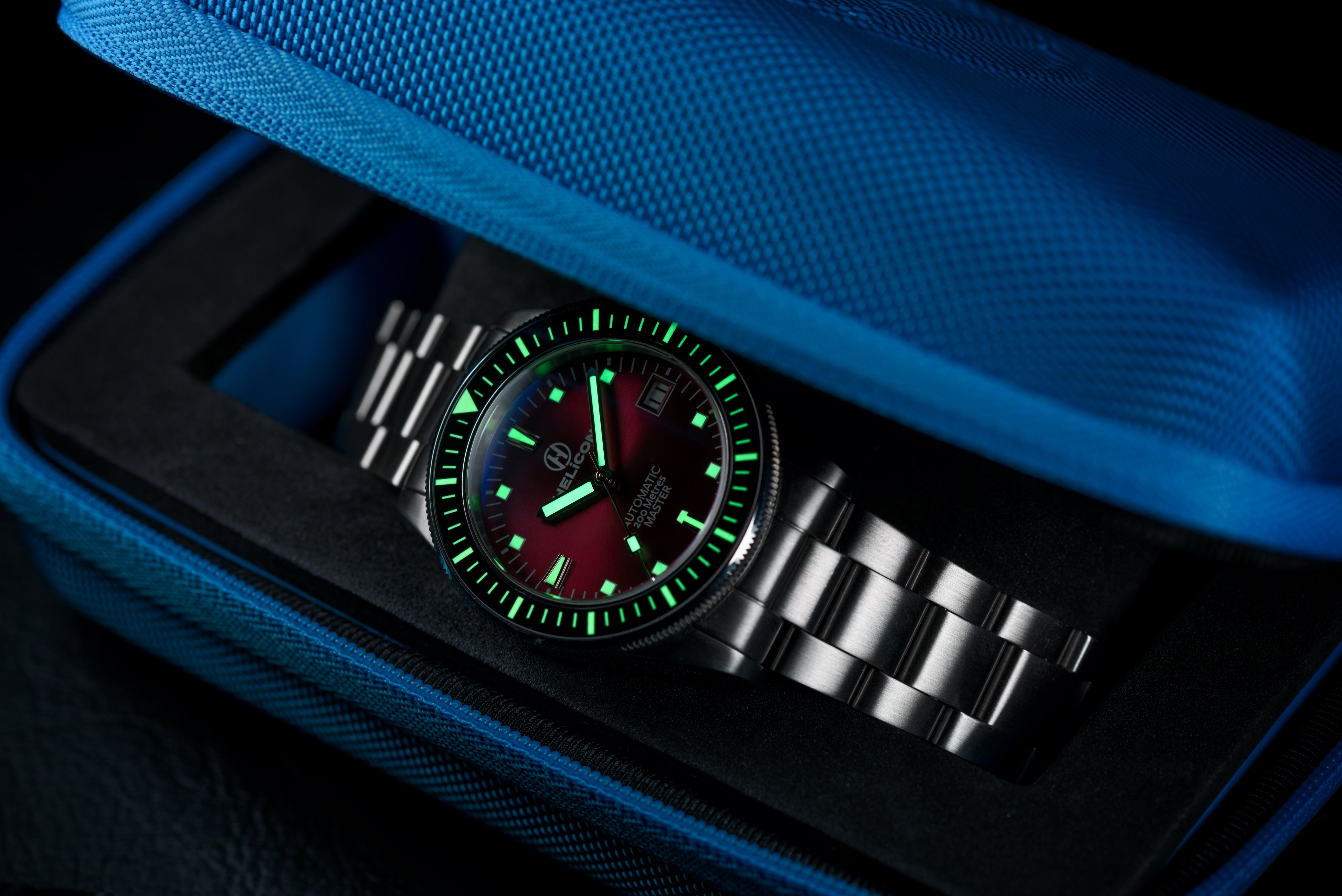 Helicon Helicon Master 62 Dive Watch Claret