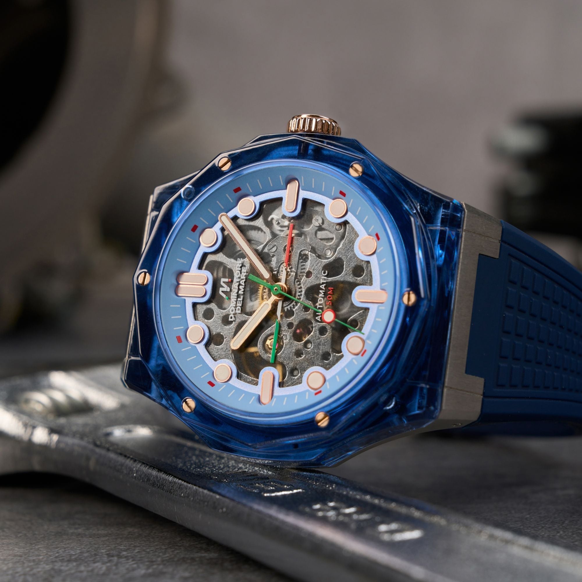 Dominatore Del Mare Dominatore Del Mare Ravello Automatic True Blue Men's Watch DD-8029-01