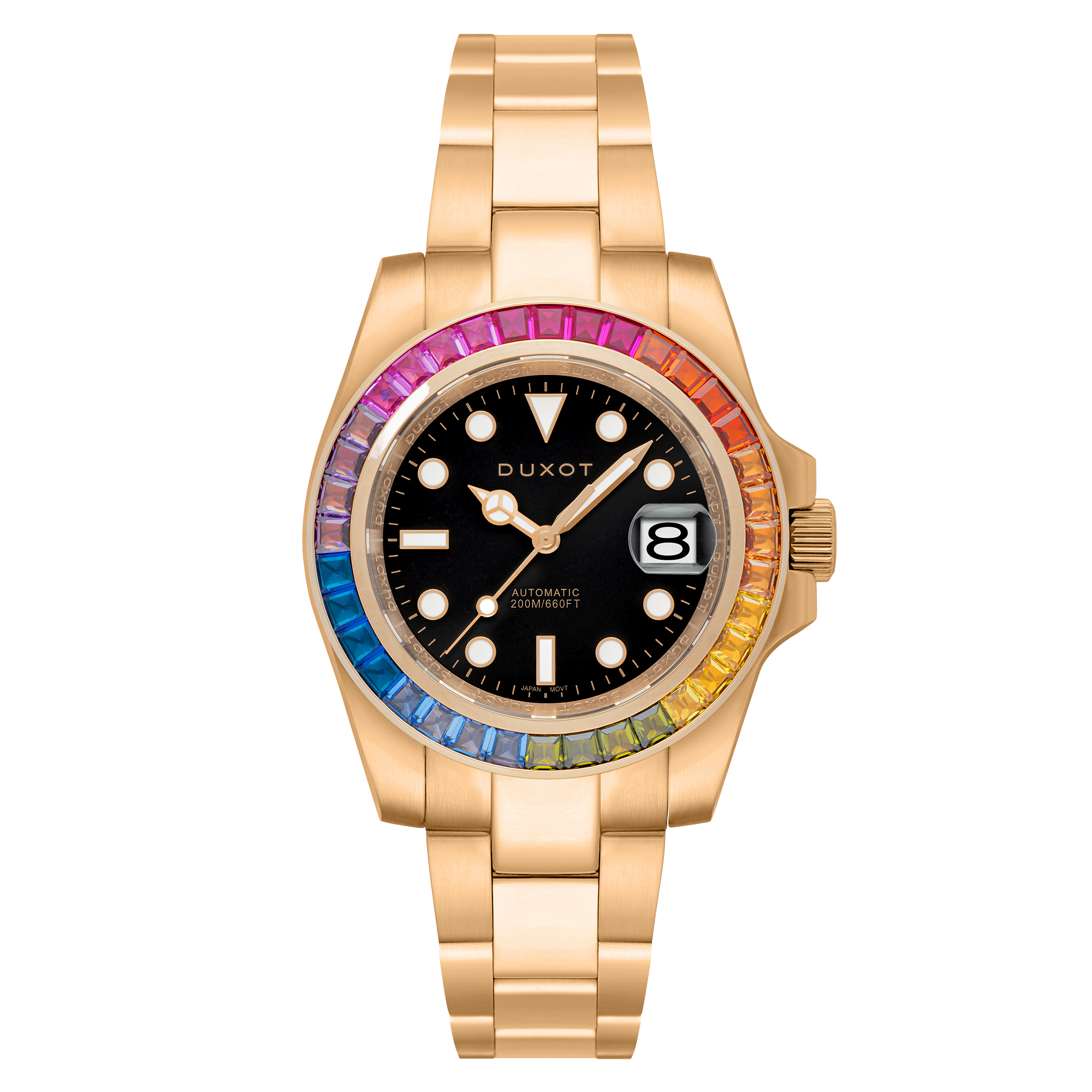 DUXOT Duxot Atlantica Japanese Automatic Rainbow Gold Watch DX-2047-22