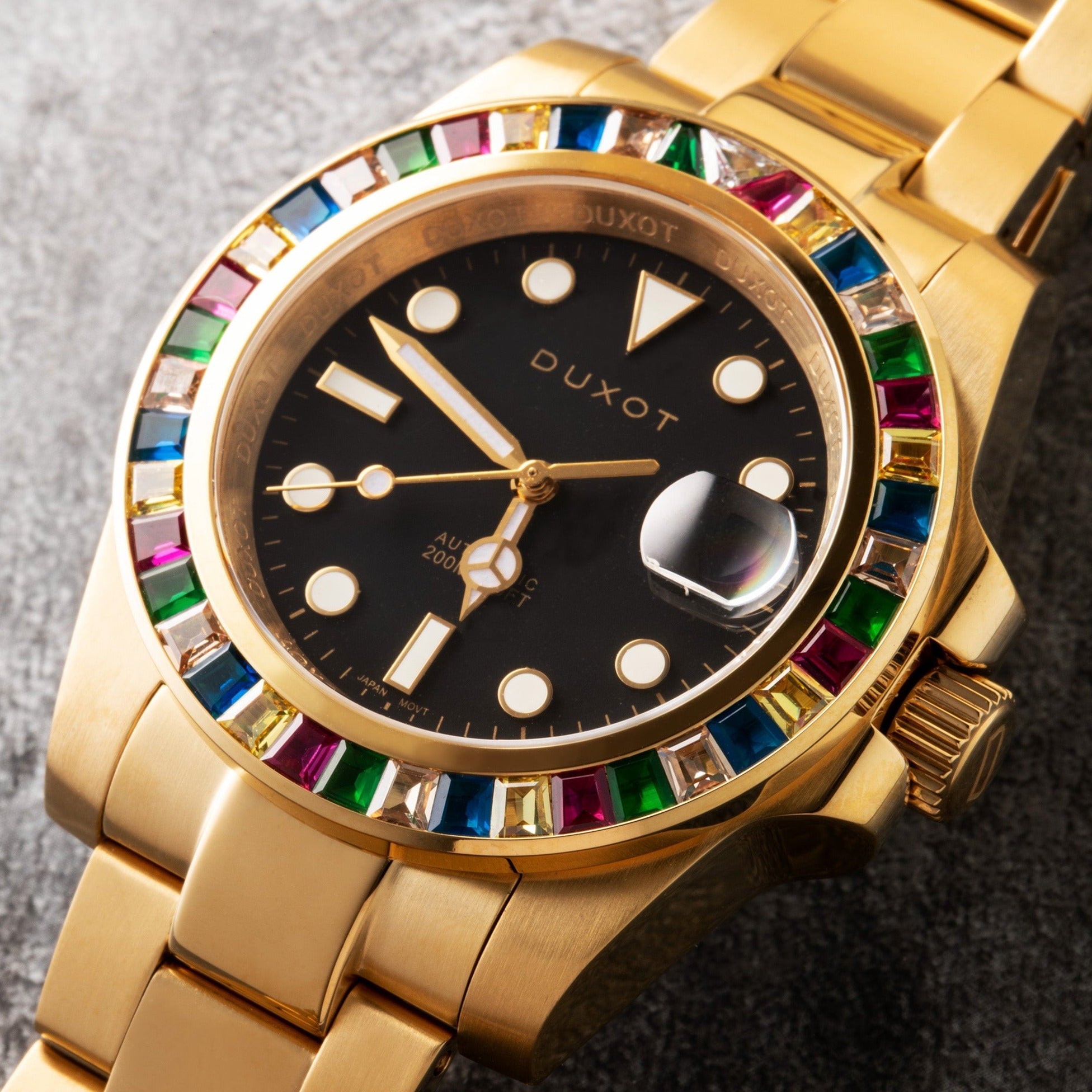 DUXOT Duxot Atlantica Japanese Automatic Gemstone Watch DX-2047-66