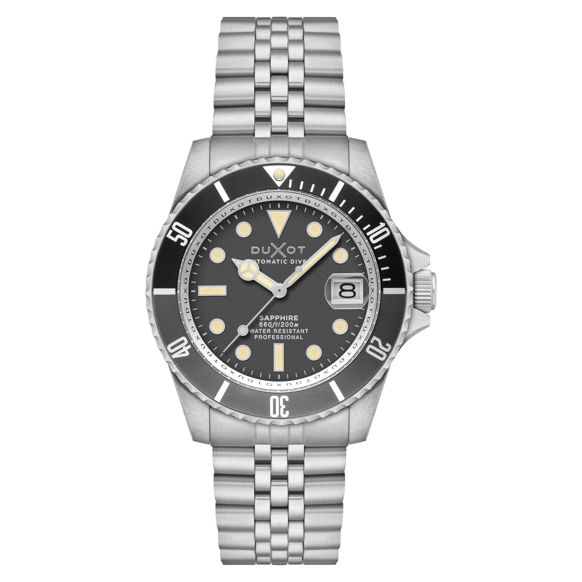 Duxot Duxot Atlantica Diver Automatic Charcoal Grey Men's Watch DX-2057-55