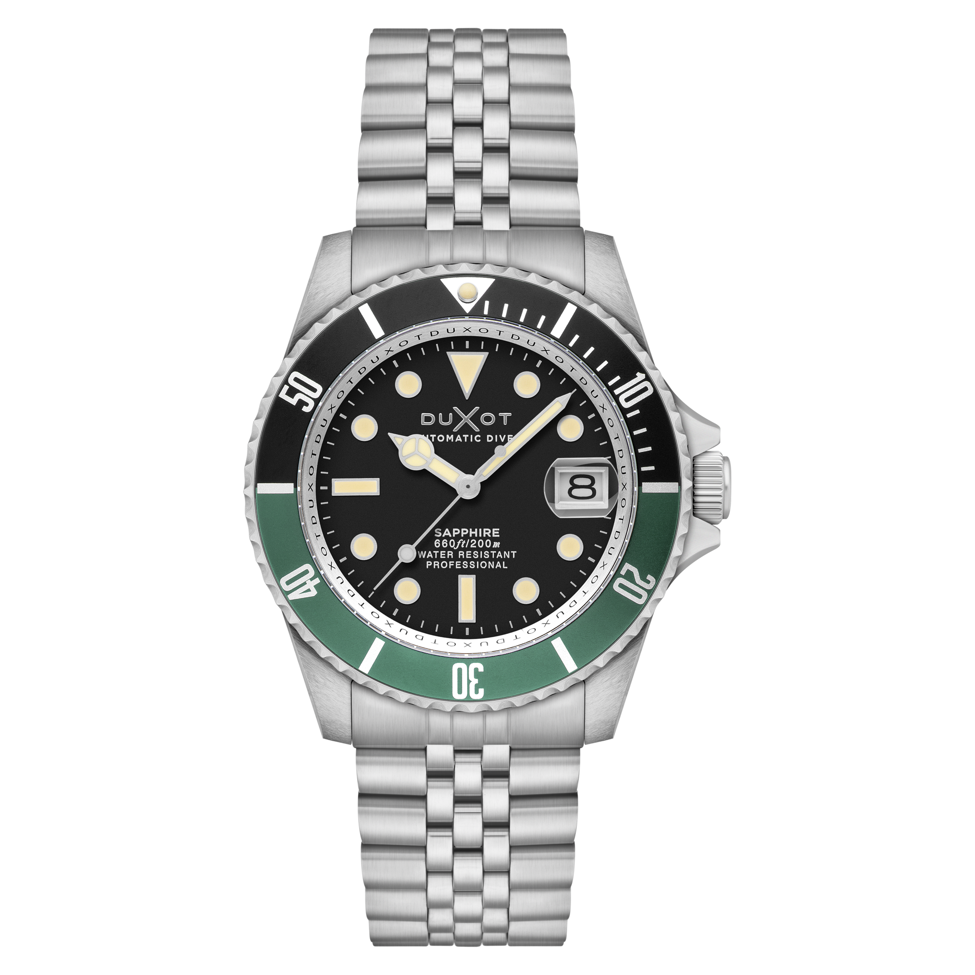 DUXOT Duxot Atlantica Diver Automatic Pitch Black Men's Watch DX-2057-77