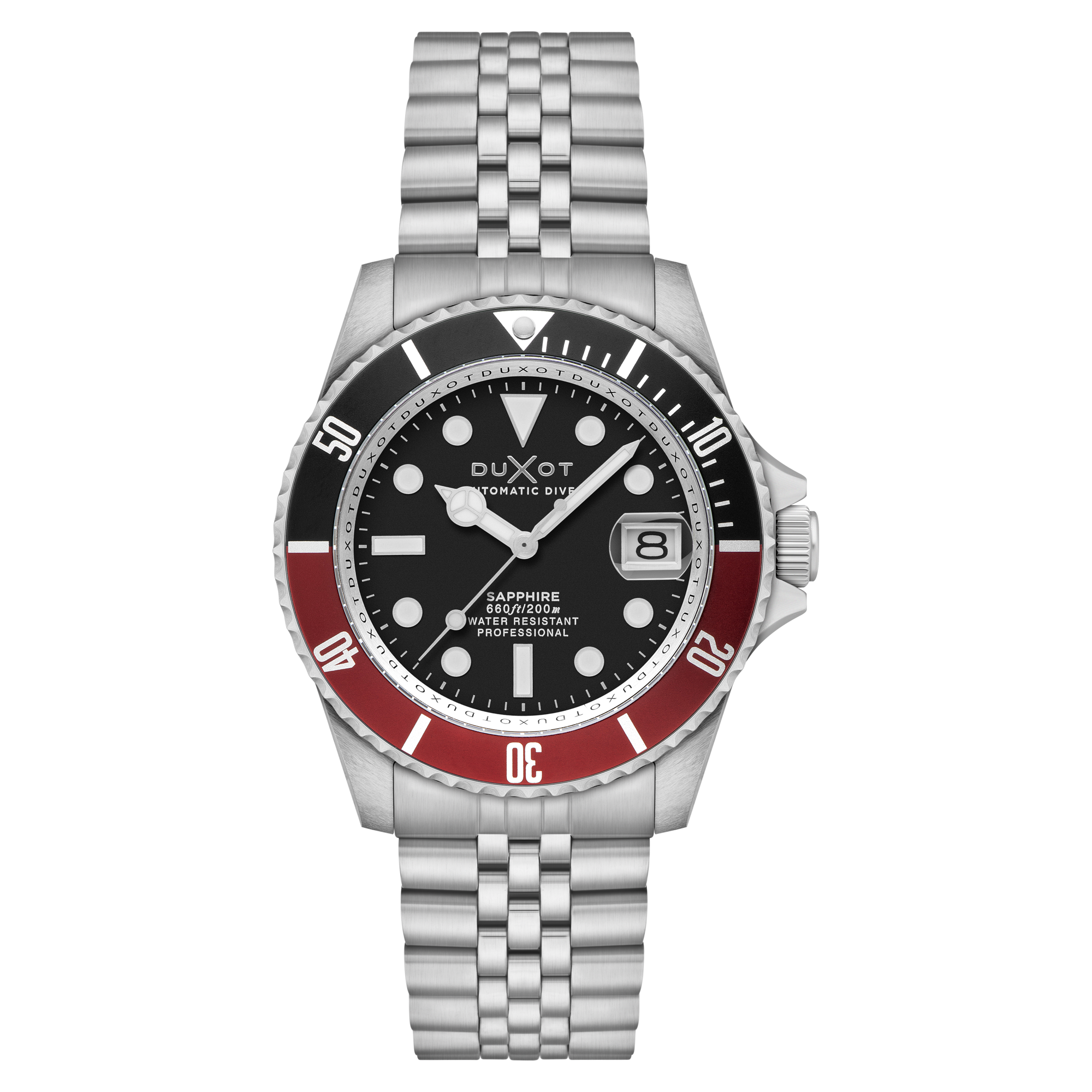 Duxot Atlantica Diver Automatic Jade Black Men's Watch DX-2057-88