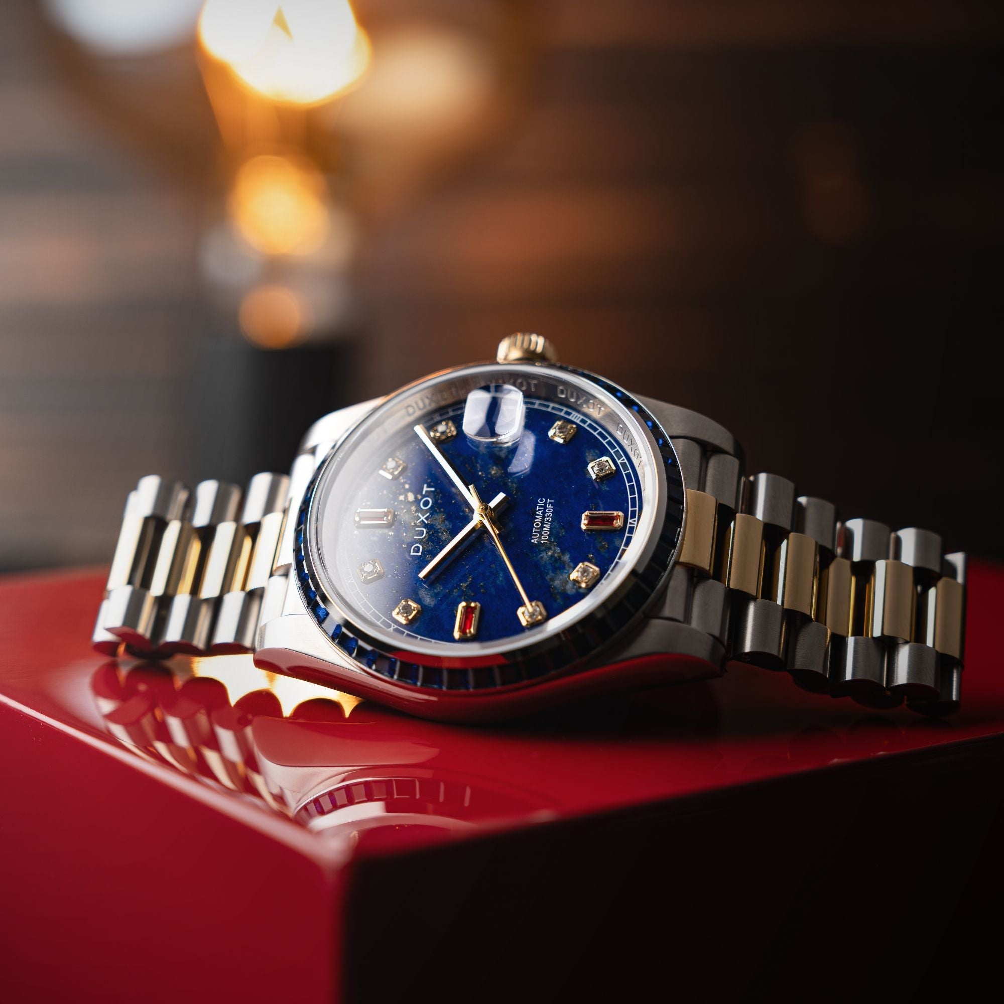Duxot Duxot Serenata Automatic Limited Edition Lapis Lazuli Men's Watch DX-2058-44
