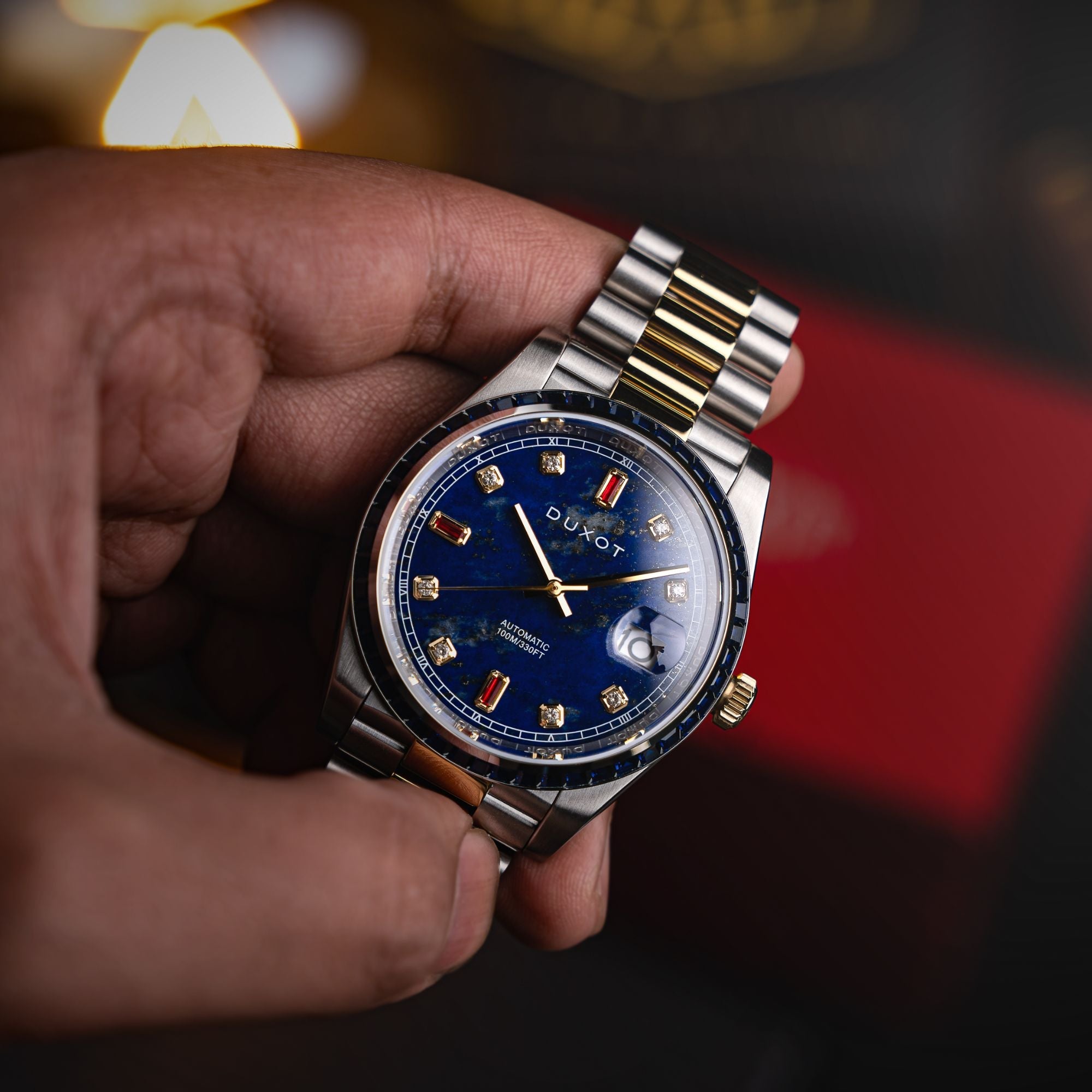 Duxot Duxot Serenata Automatic Limited Edition Lapis Lazuli Men's Watch DX-2058-44
