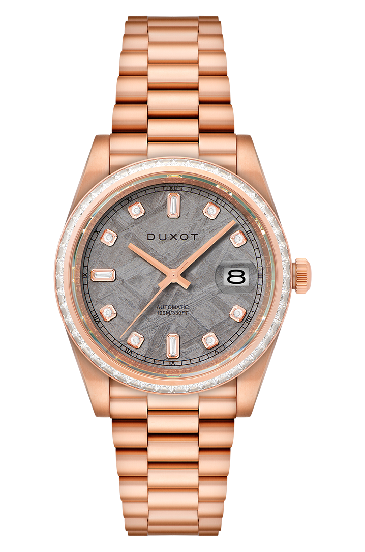 Duxot Duxot Serenata Automatic Limited Edition Rose Gold Meteorite Men's Watch DX-2058-AA